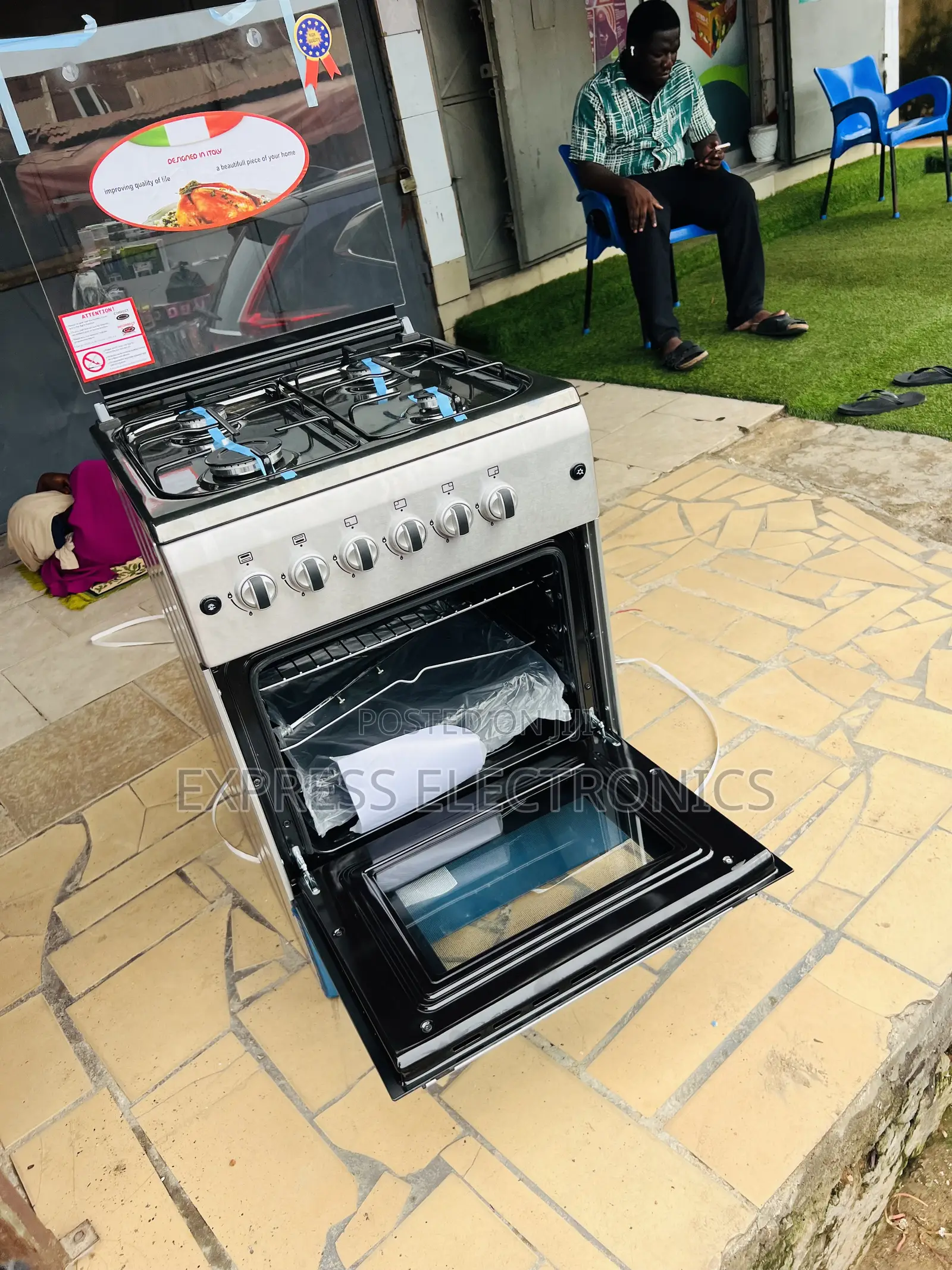 Text Us Fir Your Freestanding Gas Cooker 4burner 60/60 Oven Grill