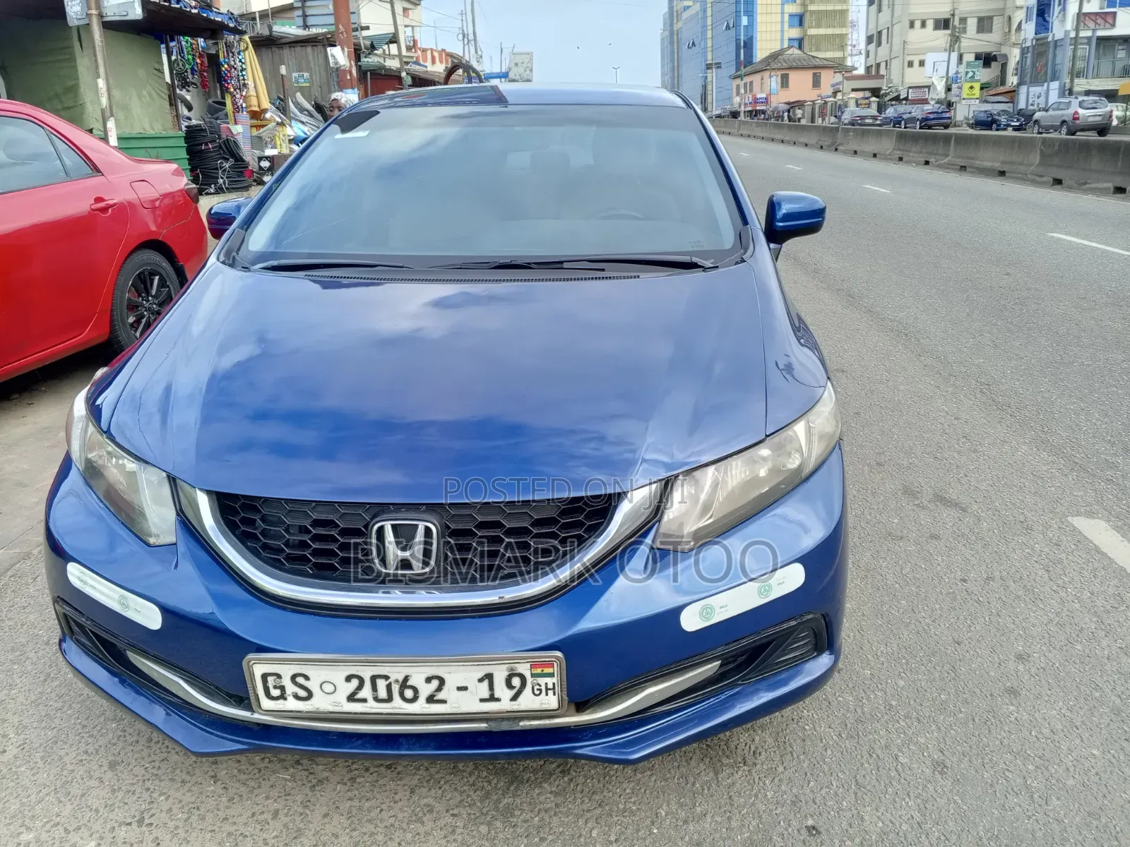 Honda Civic Sedan EX 2013 Blue