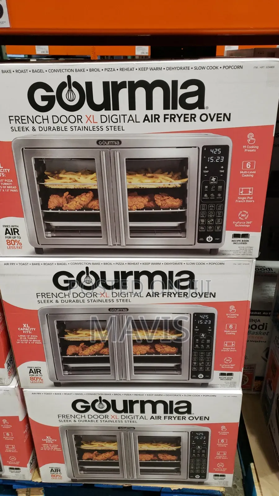 17 Cooking Preset French Doors Air Fryer