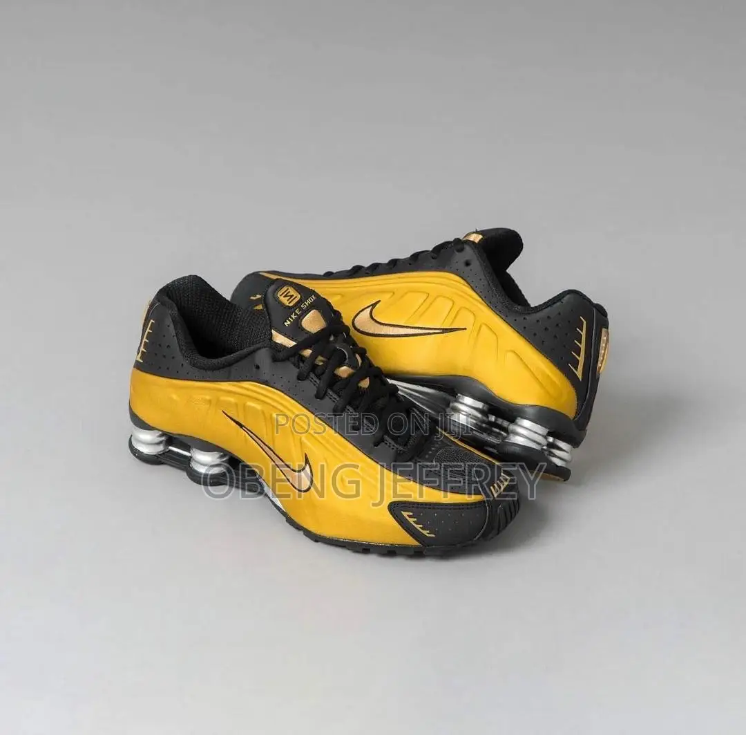 Original Nike Shox R4 Yellow/Black