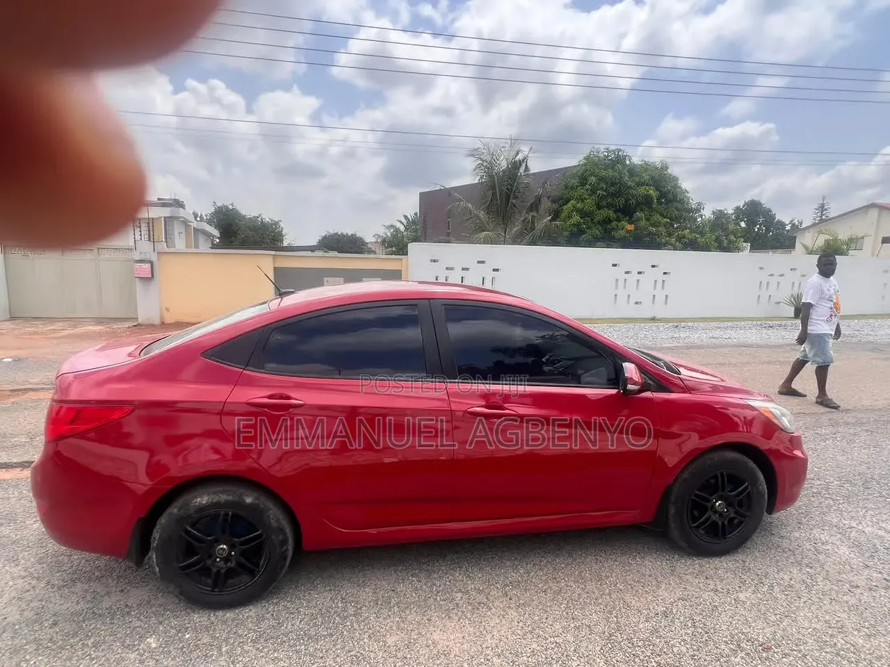 Hyundai Accent 2013 Red