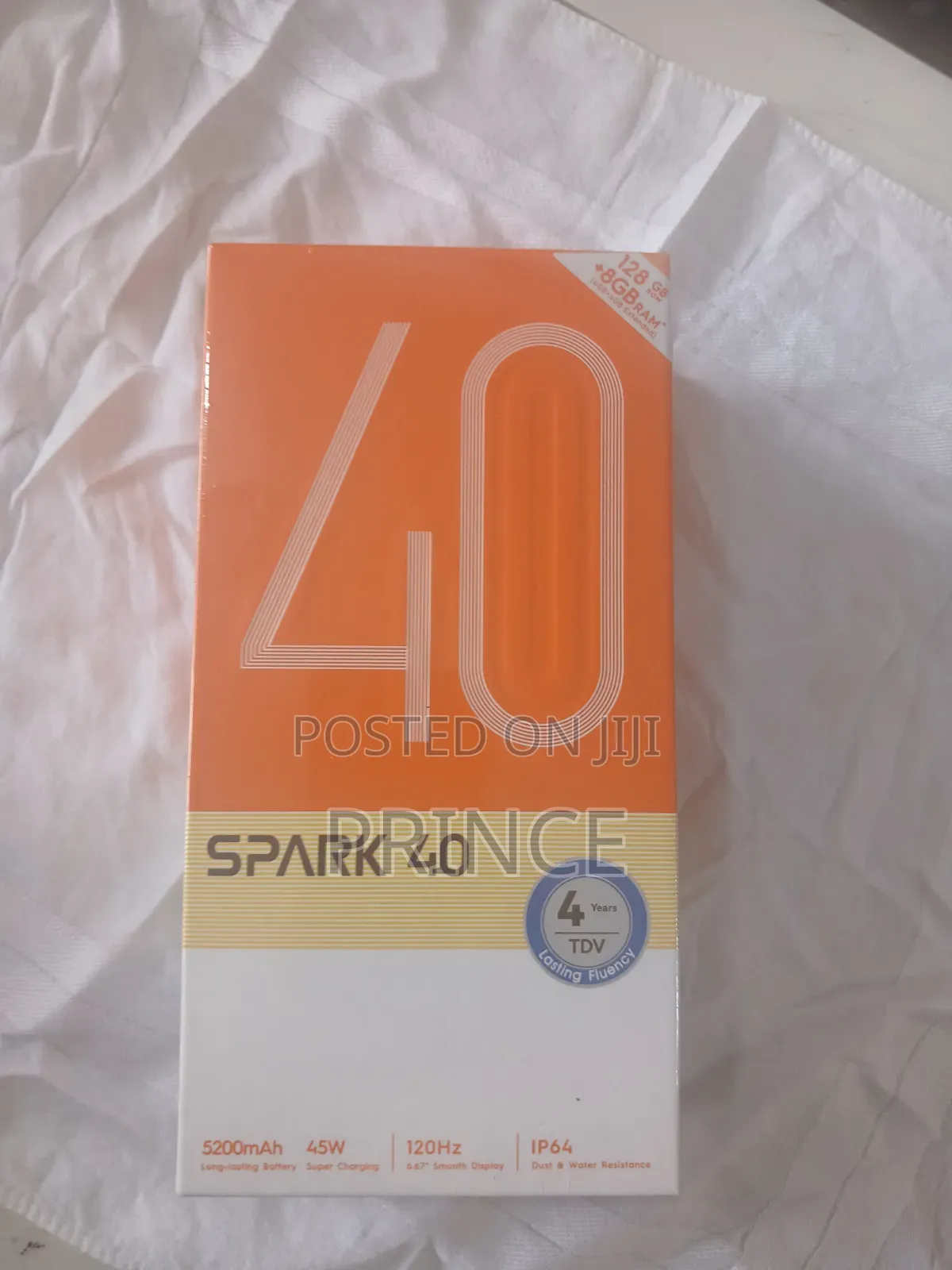 New Tecno Spark 40 128 GB Black
