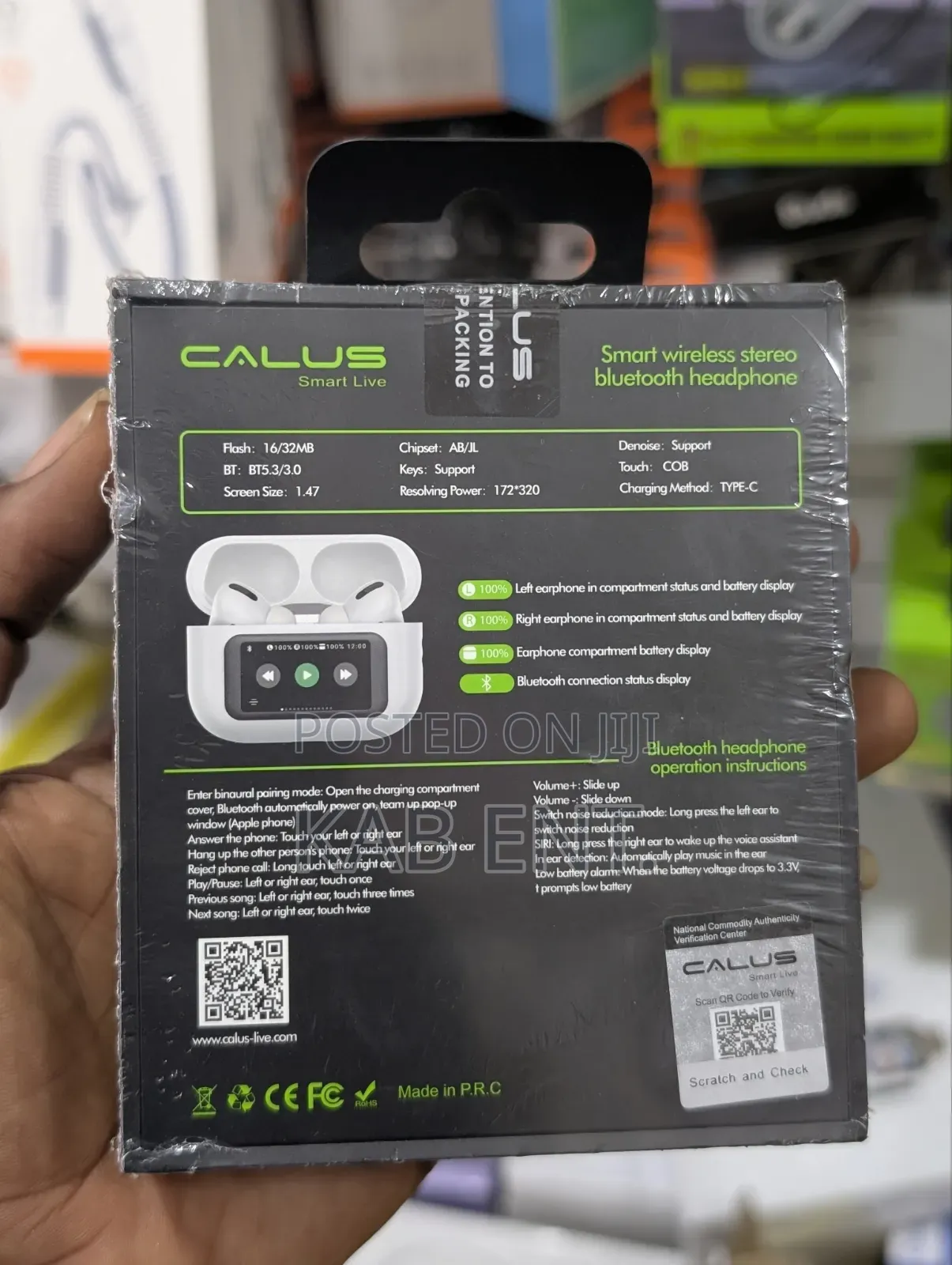 Calus M5 Pro Smart Wireless Earbuds — Anc/Enc