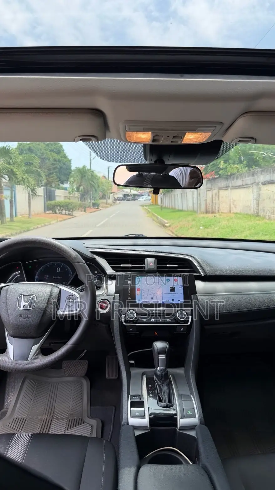 Honda Civic EX Sedan 2018 Black