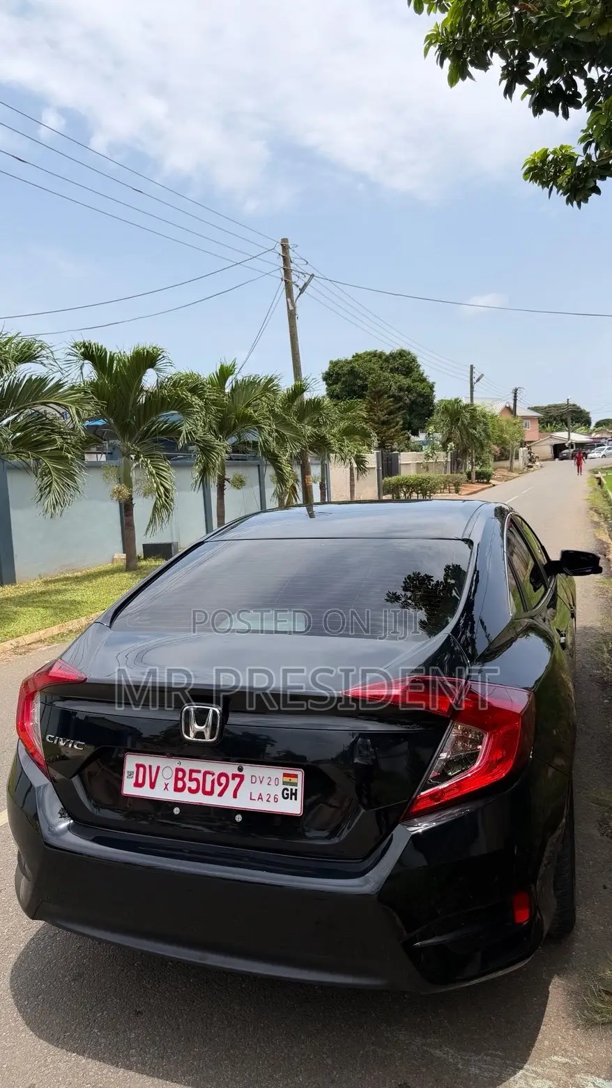 Honda Civic EX Sedan 2018 Black
