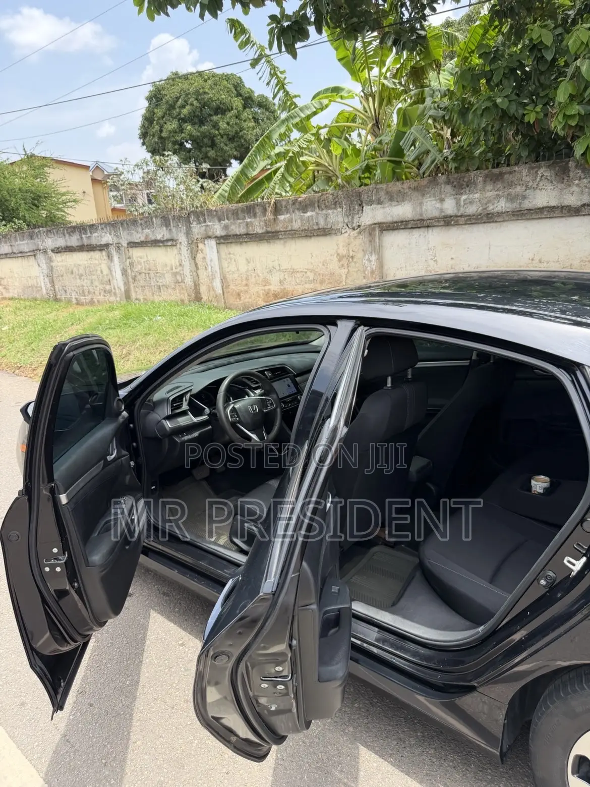 Honda Civic EX Sedan 2018 Black