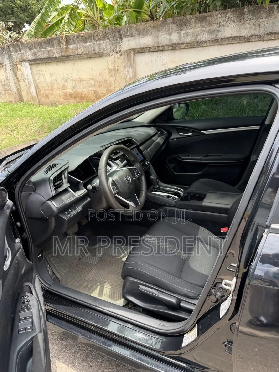 Honda Civic EX Sedan 2018 Black