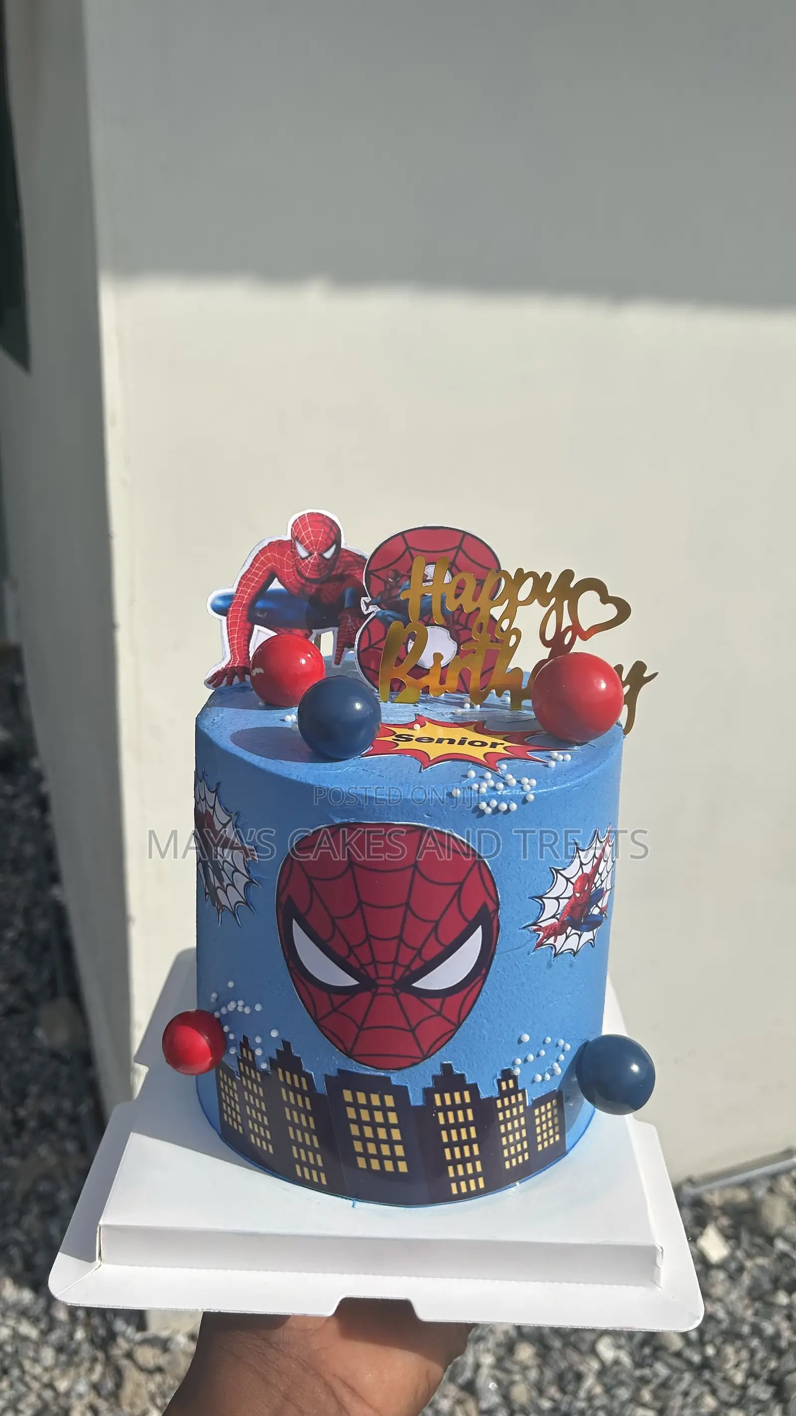 Kids Birthday Cake(Spider-Man)