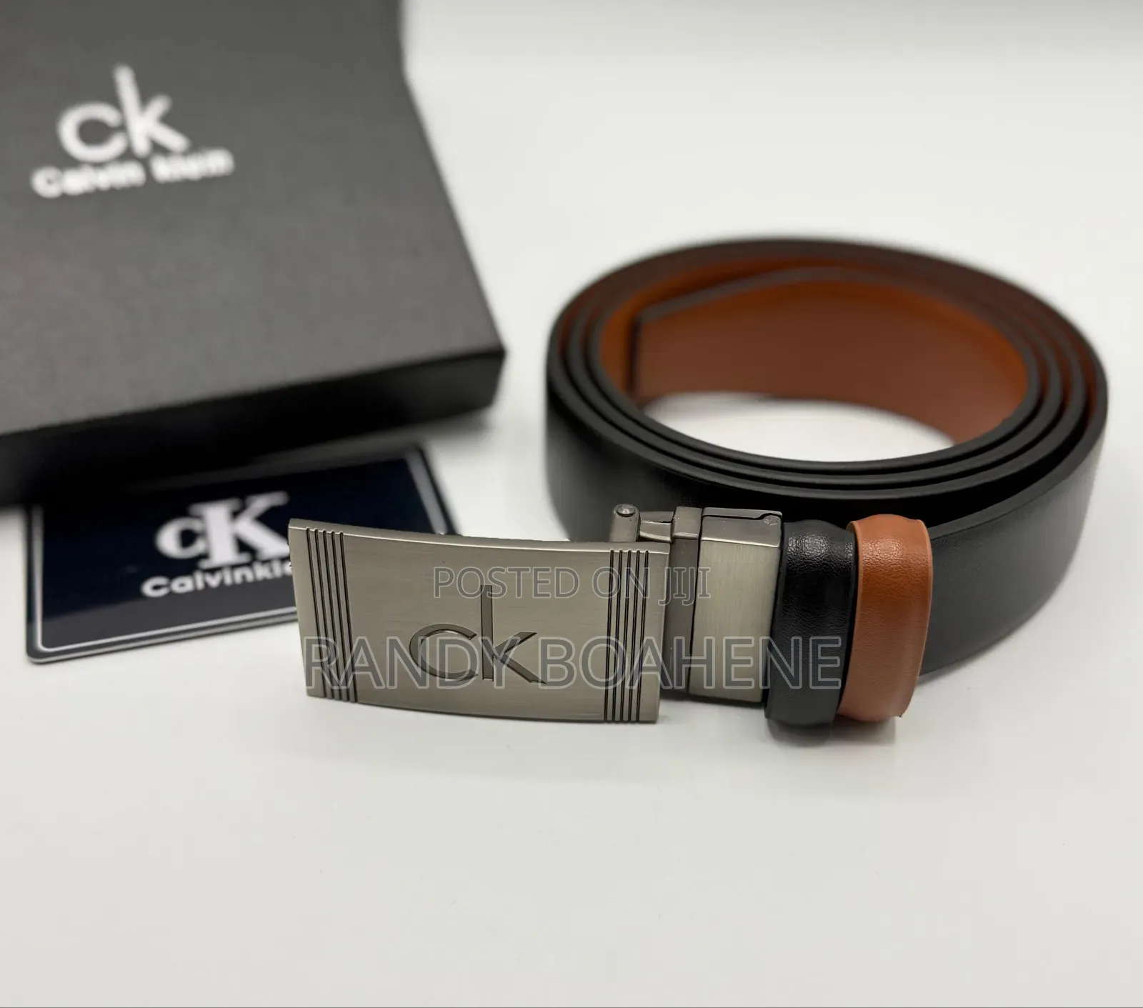 Ck Dualis Reversible Plaque Belt
