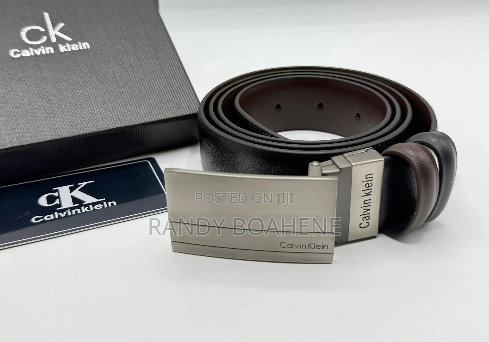 Ck Dualis Reversible Plaque Belt