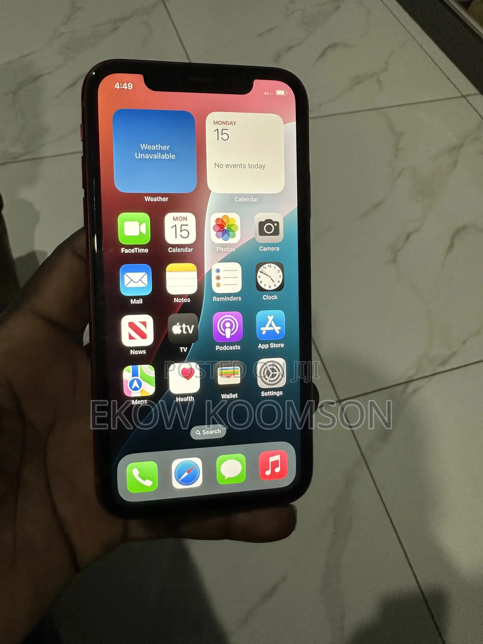 Apple iPhone XR 64 GB Red