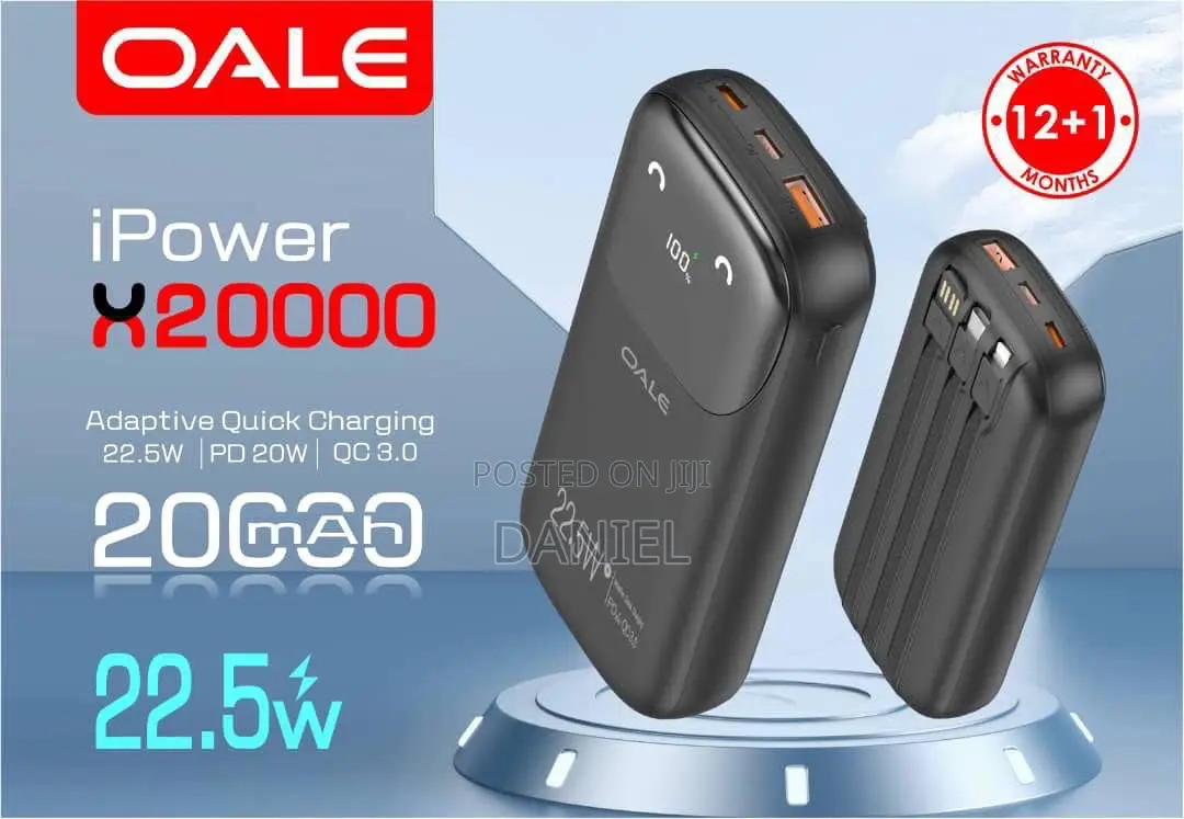 Oale Original Power Bank X20000mah