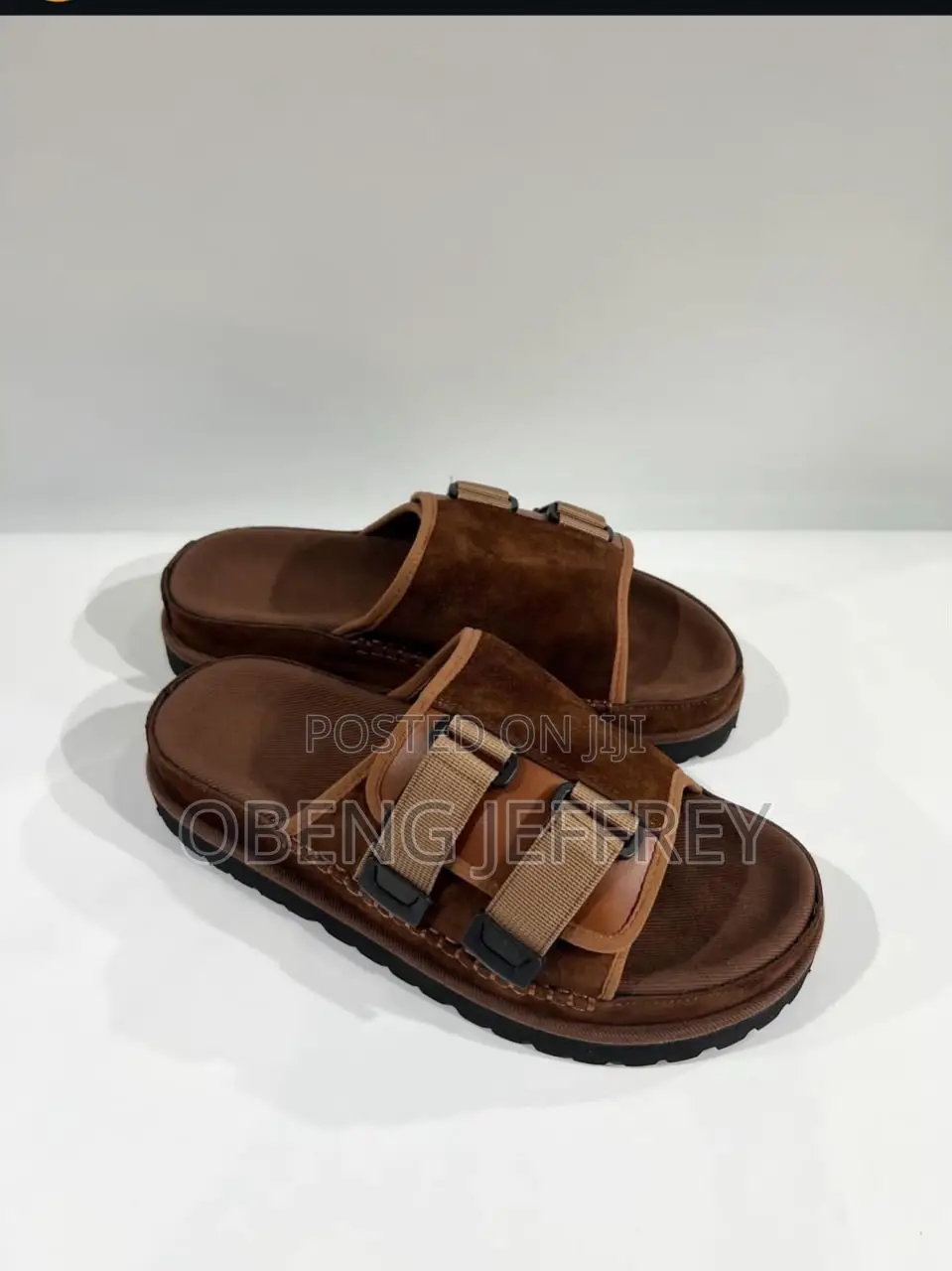 Original Zara Suede Slides Double Adjustable Straps
