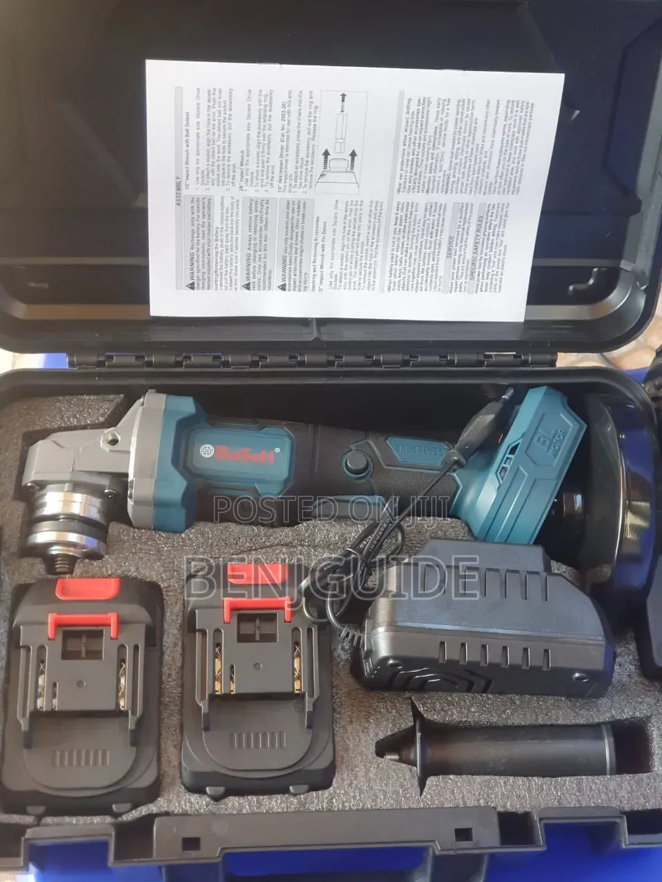 Cordless Angle Grinder 115mm