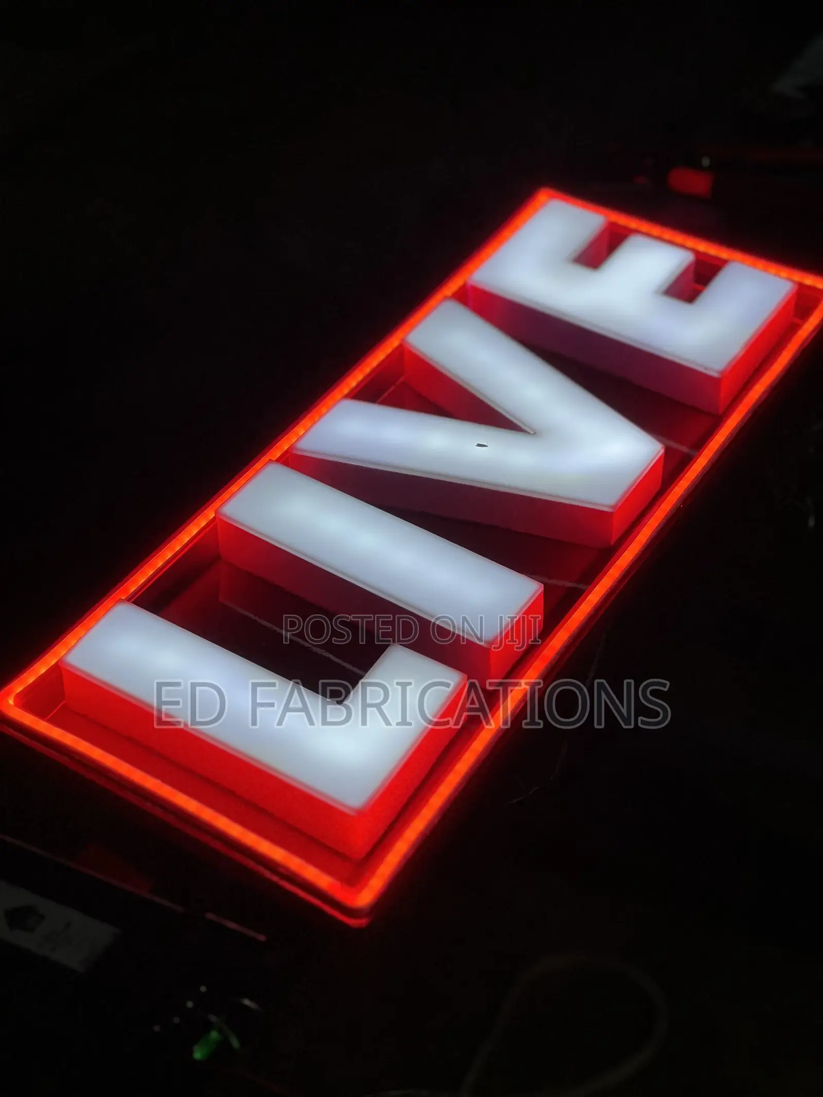 Live Neon Light Sign