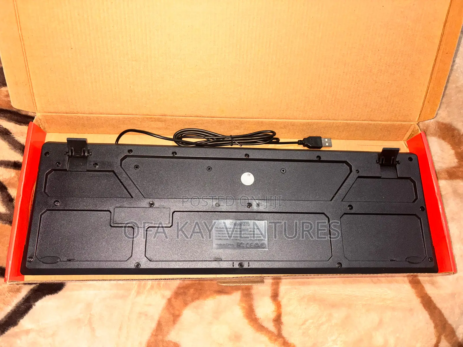 Wired Keyboard With Big and Clear Letters