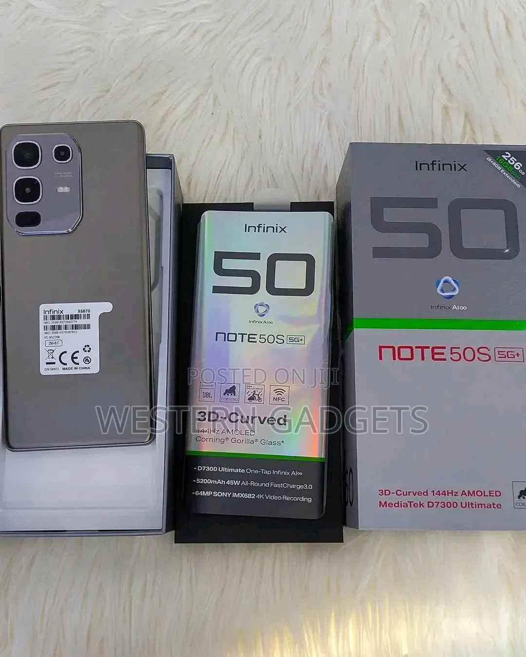 New Infinix Note 50s 256 GB Silver