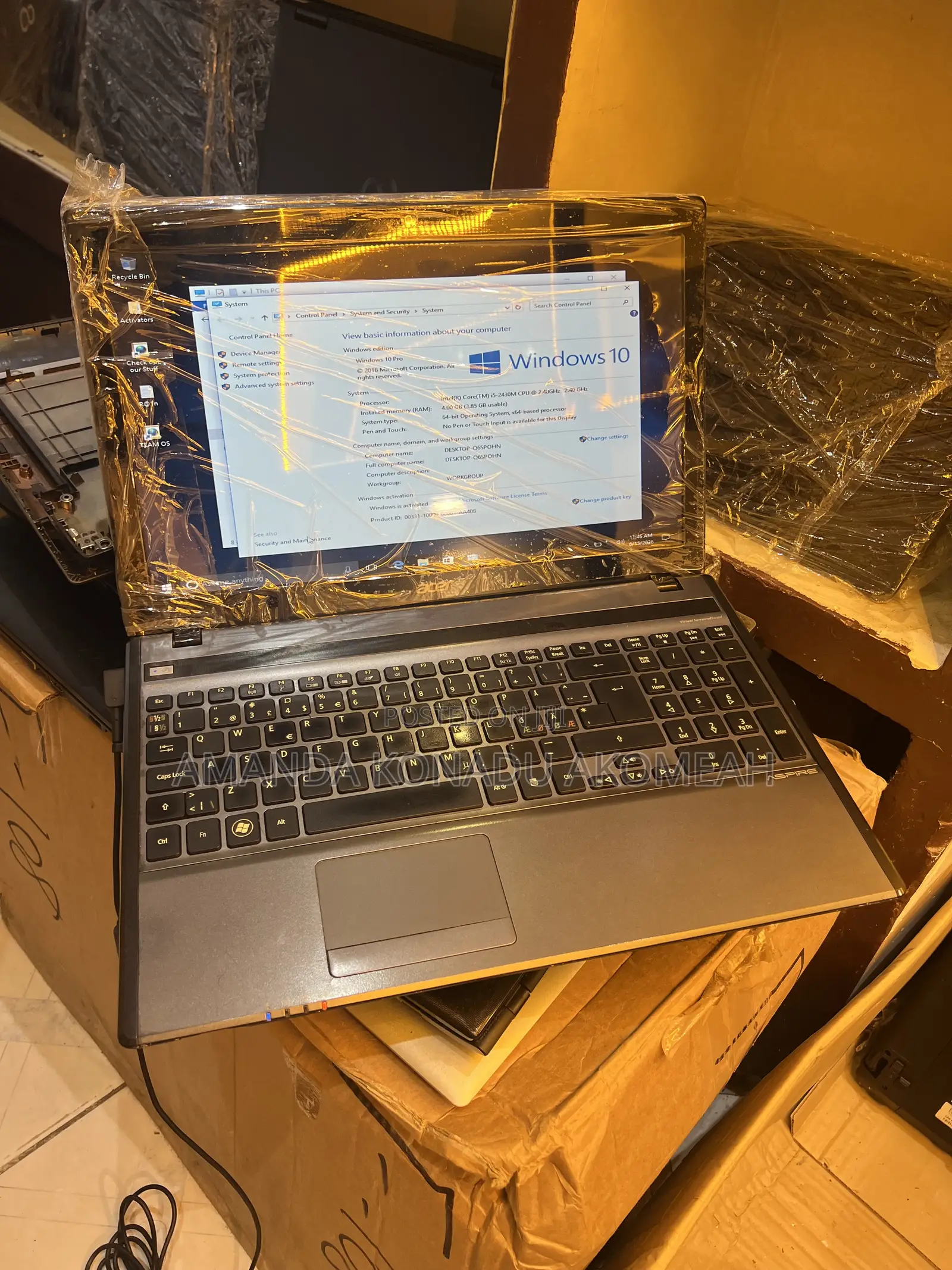 Laptop Acer AS5755 4GB Intel Core i5 HDD 320GB
