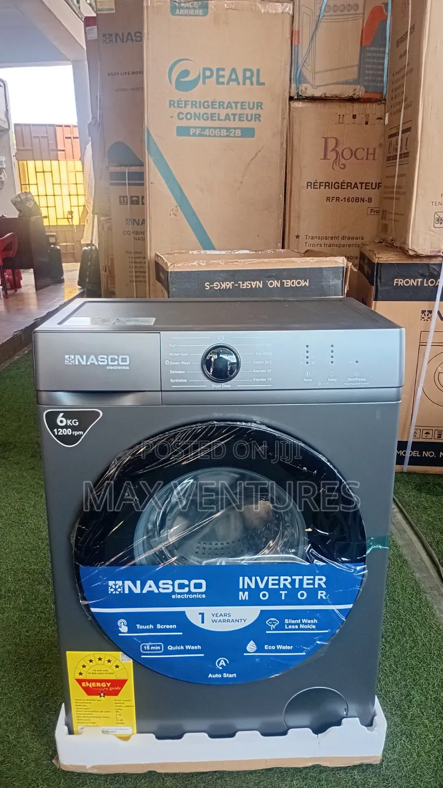 Nasco 6kg Front Loader – Powerful Deep Cleaning 6kg