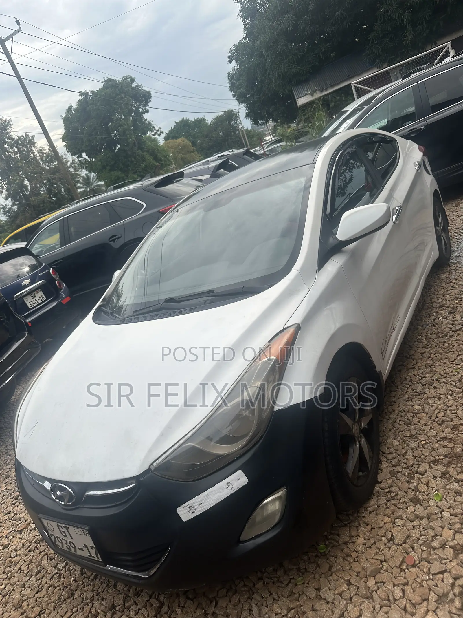 Hyundai Elantra GLS Sedan FWD (1.8L 4cyl 6M) 2013 White
