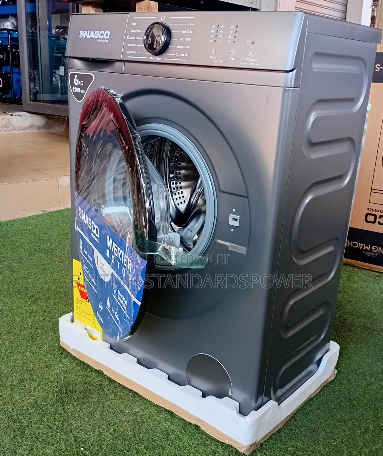 Powerful Performance Meets Stylish Design – Nasco 6kg Front Load 6kg