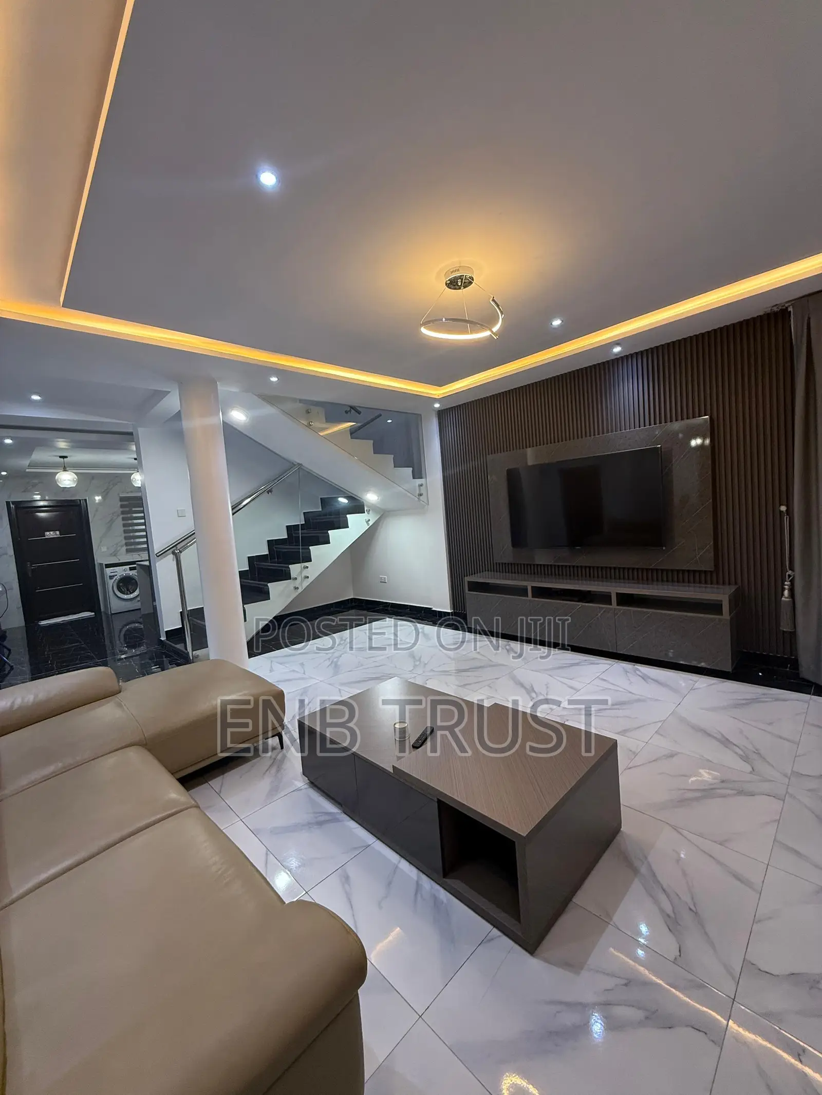 Furnished 4bdrm Duplex in East Legon, American House for rent