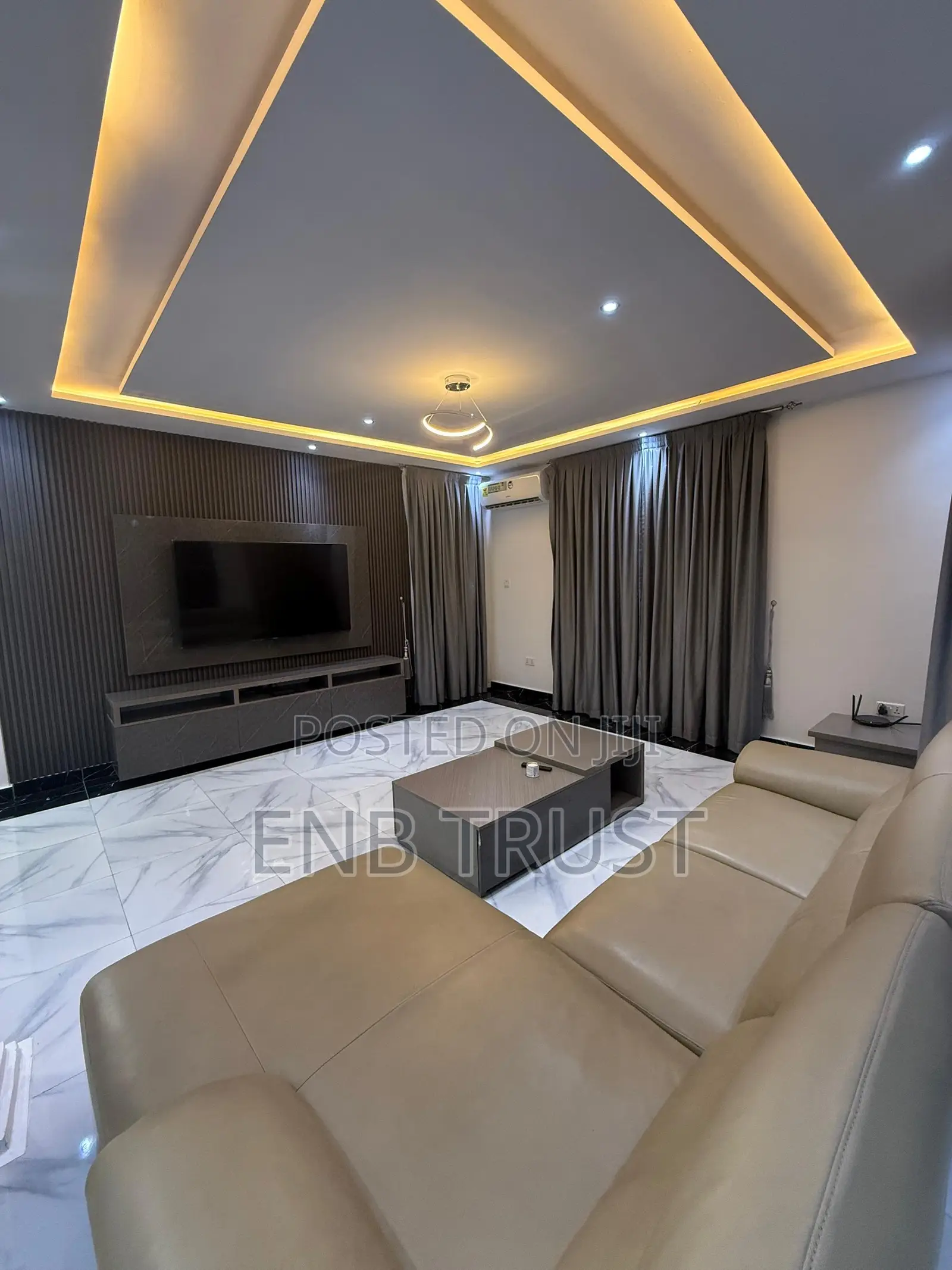 Furnished 4bdrm Duplex in East Legon, American House for rent