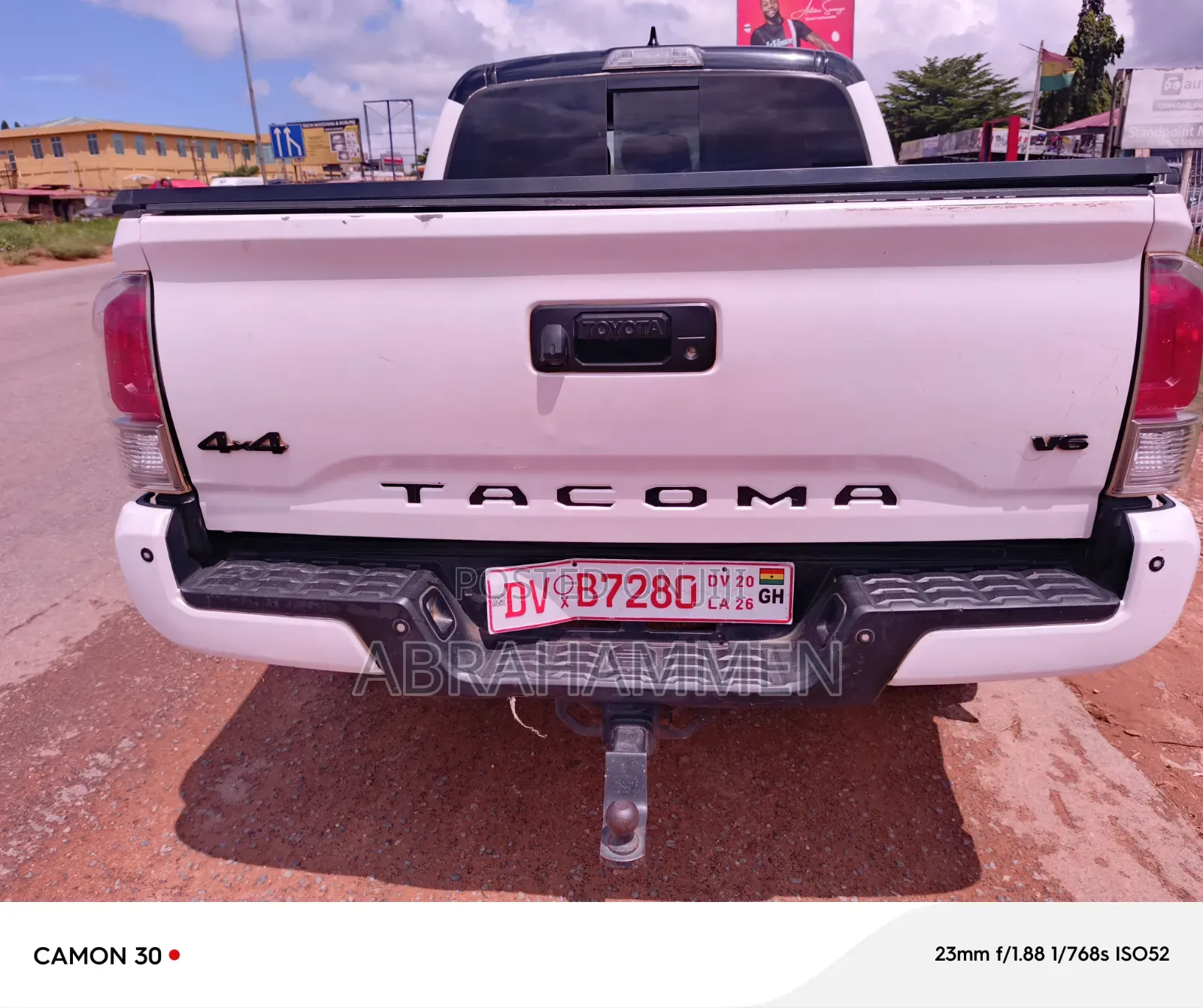 Toyota Tacoma Limited 2017 White