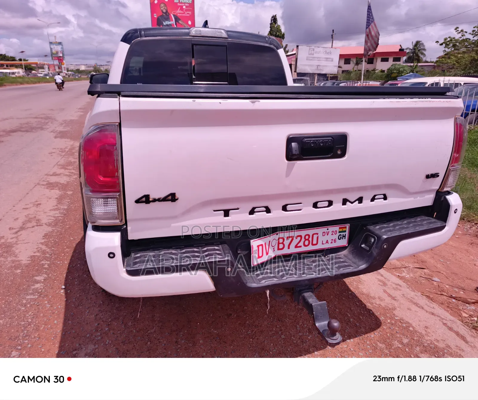 Toyota Tacoma Limited 2017 White