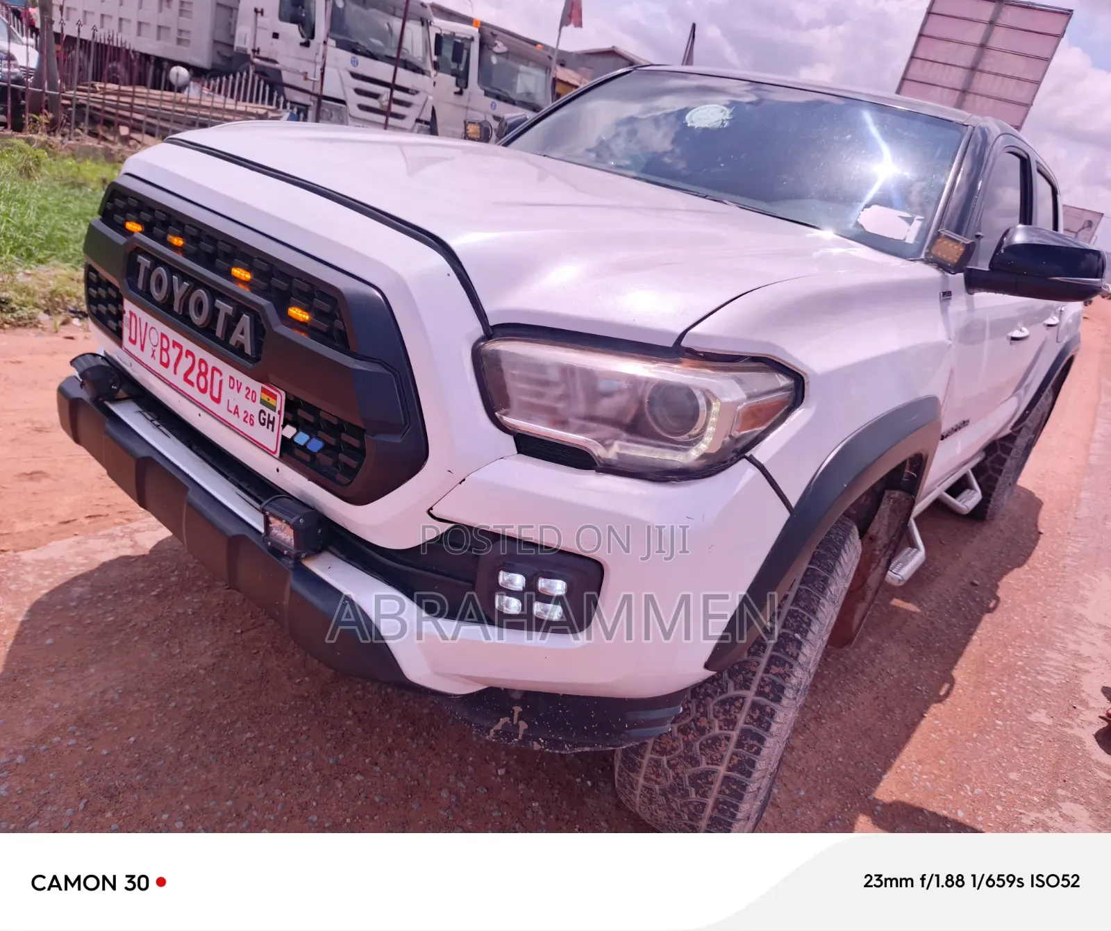 Toyota Tacoma Limited 2017 White