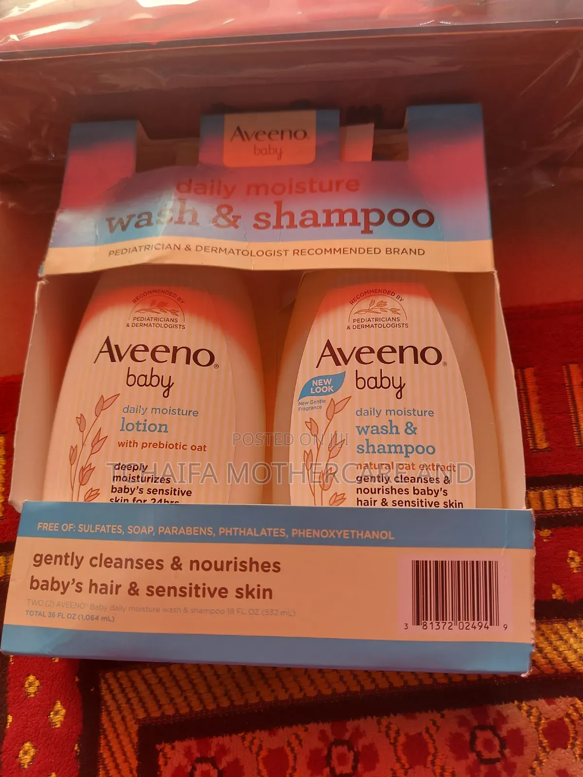 Aveeno Baby Wash and Lotion