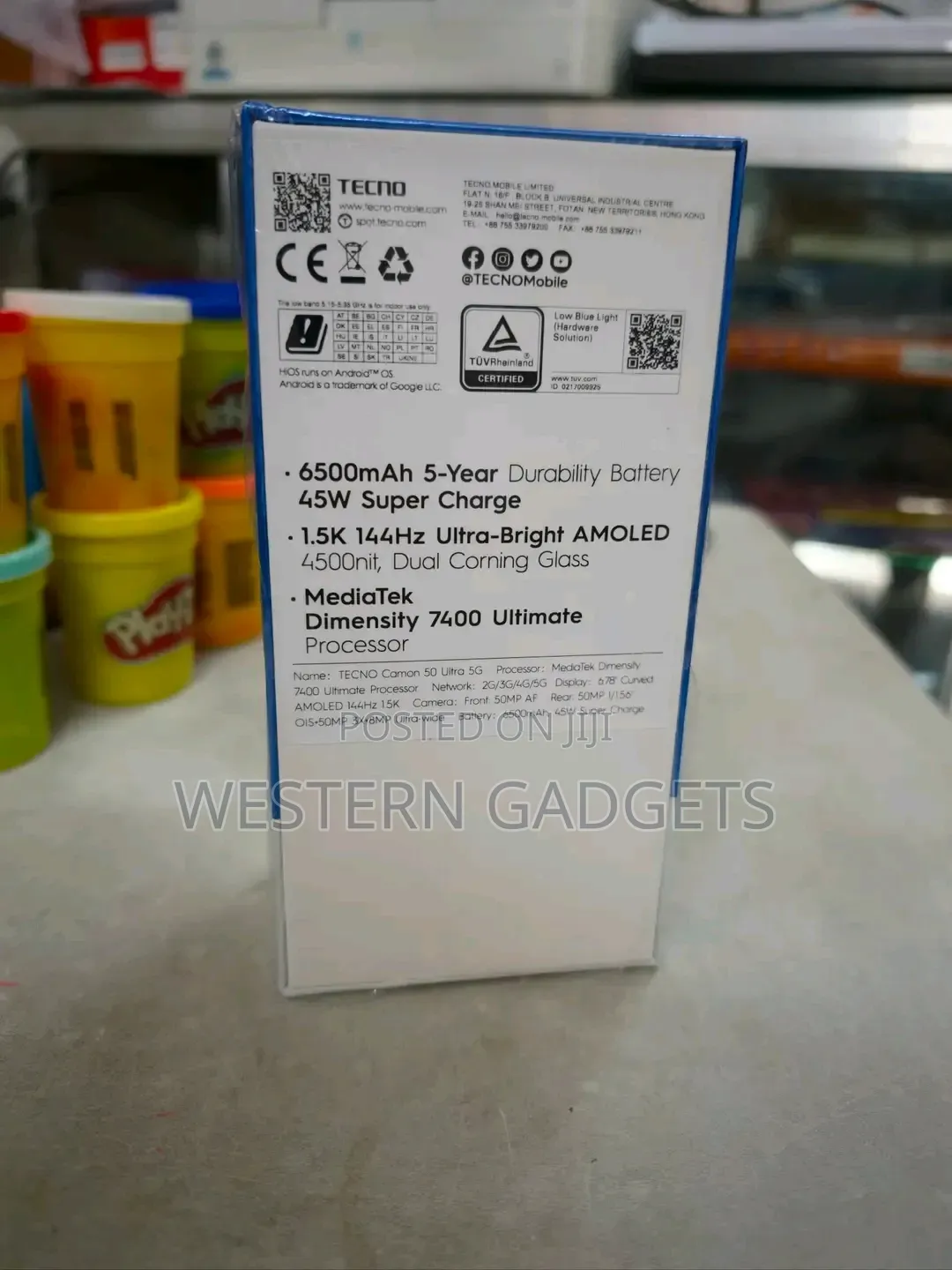 New Tecno Camon 50 Ultra 512 GB Black
