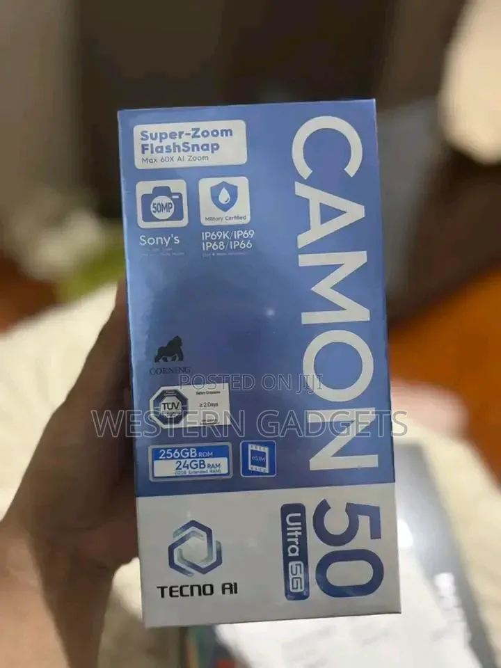 New Tecno Camon 50 Ultra 512 GB Black