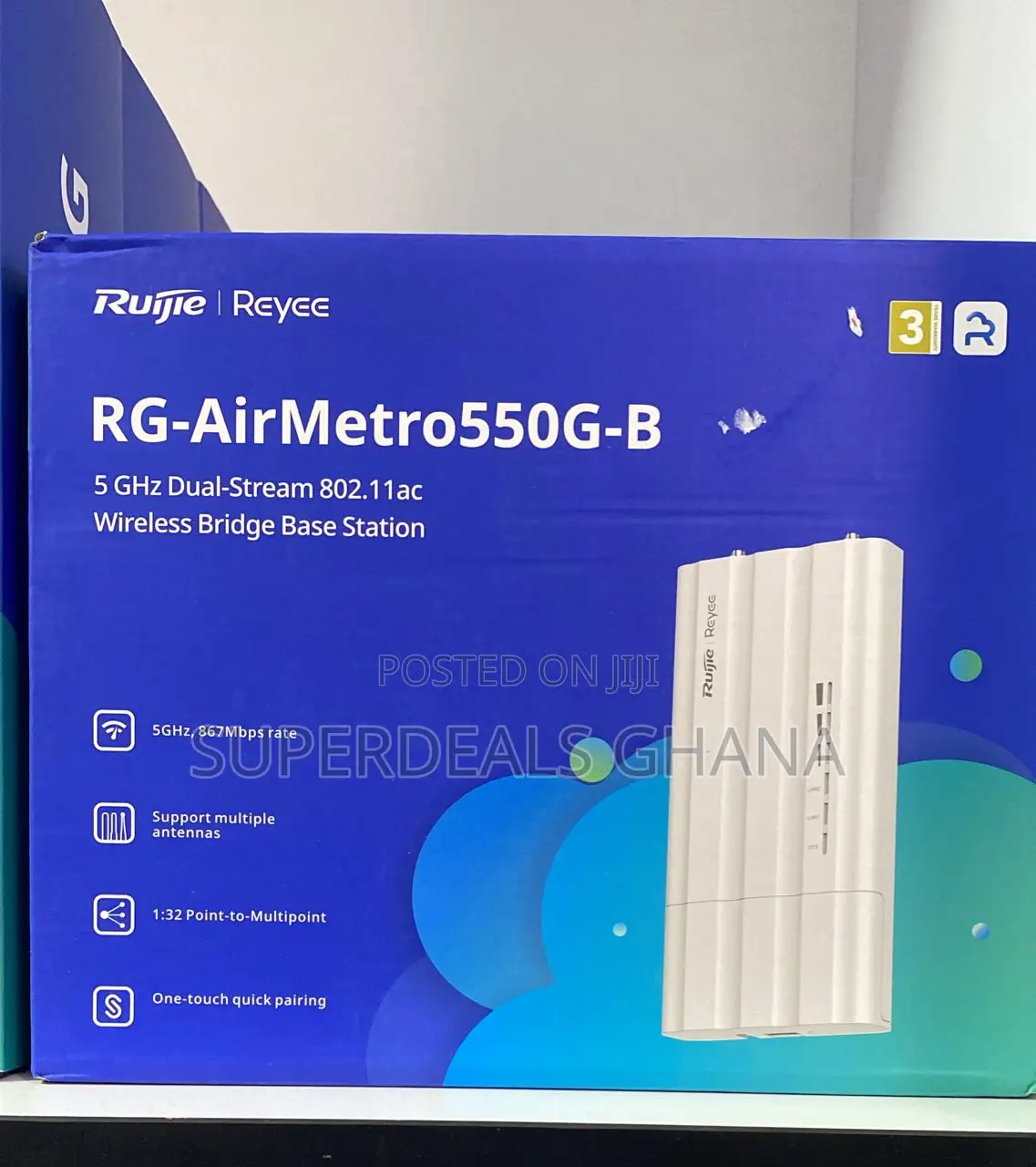 Ruijie Rg-Airmetro550g-B, Base Station of Rg-Airmetro
