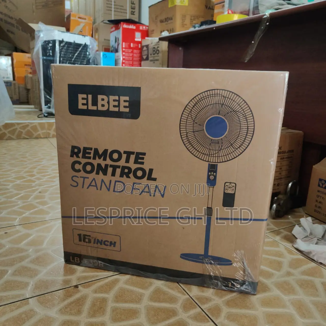 Topmost Quality 16'' Remote Controlled Stand Fan From Elbee