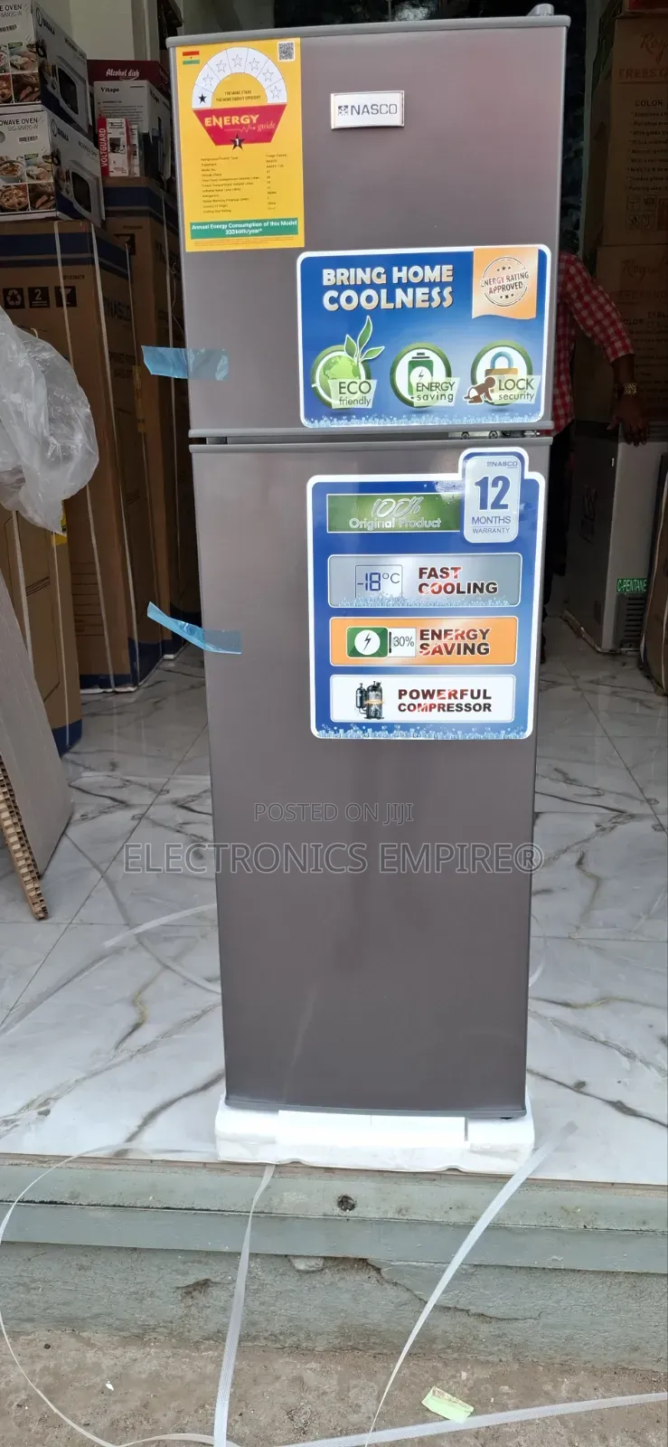 Fresh Nasco 98ltrs Top Freezer Fridge (Nasf2-13s)