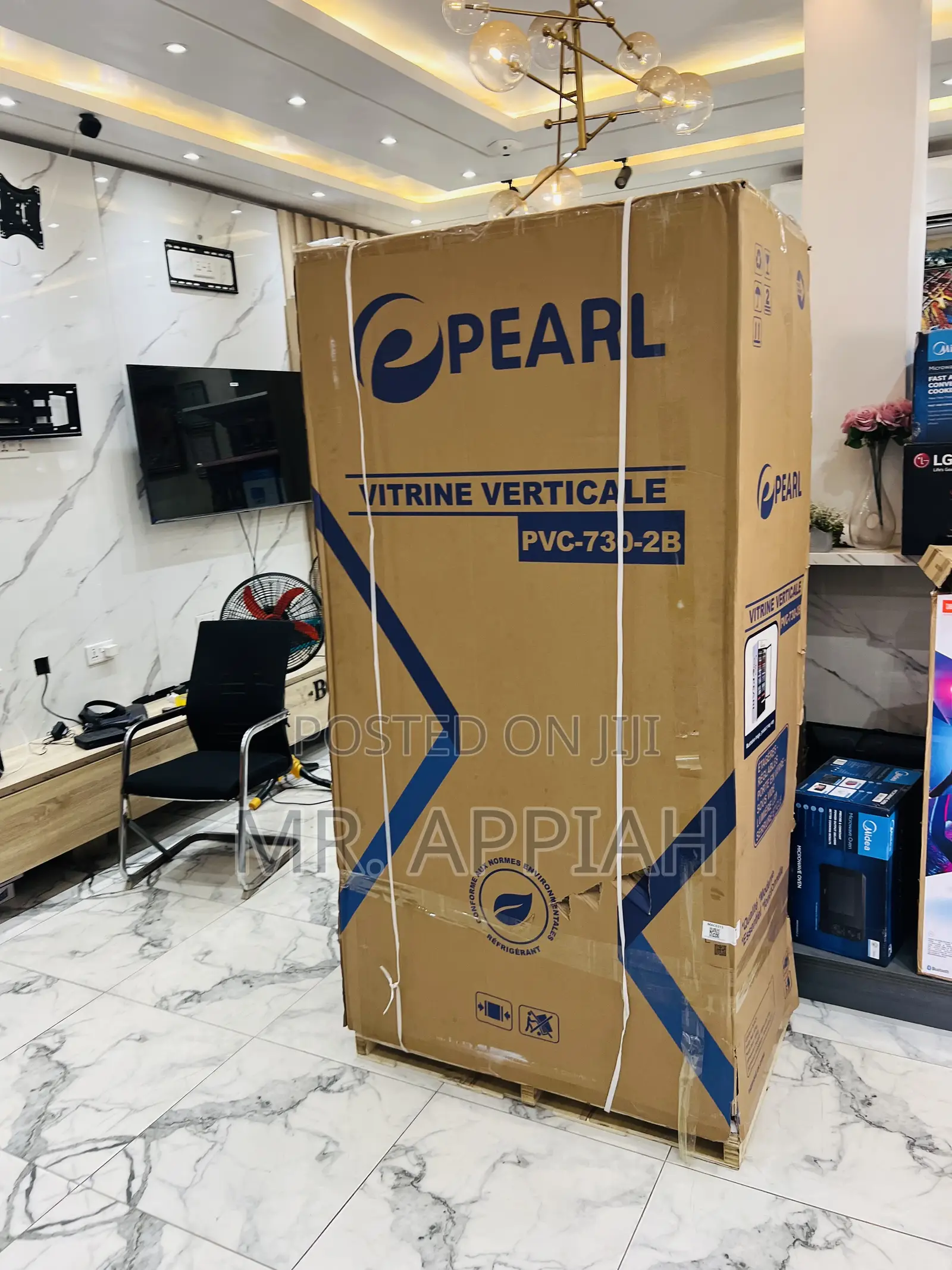 Extremely Classic Pearl Pvc—730-2b 610l 2 Door Beverage Cooler 