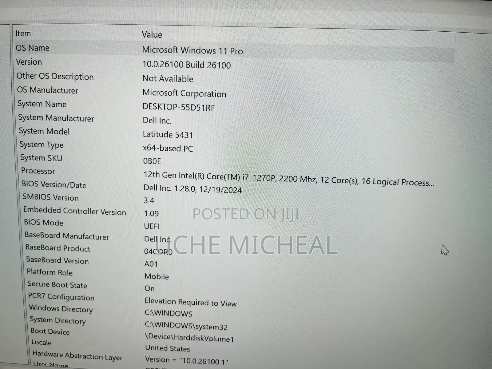 Laptop Dell Latitude 5431 16GB Intel Core i7 SSD 512GB