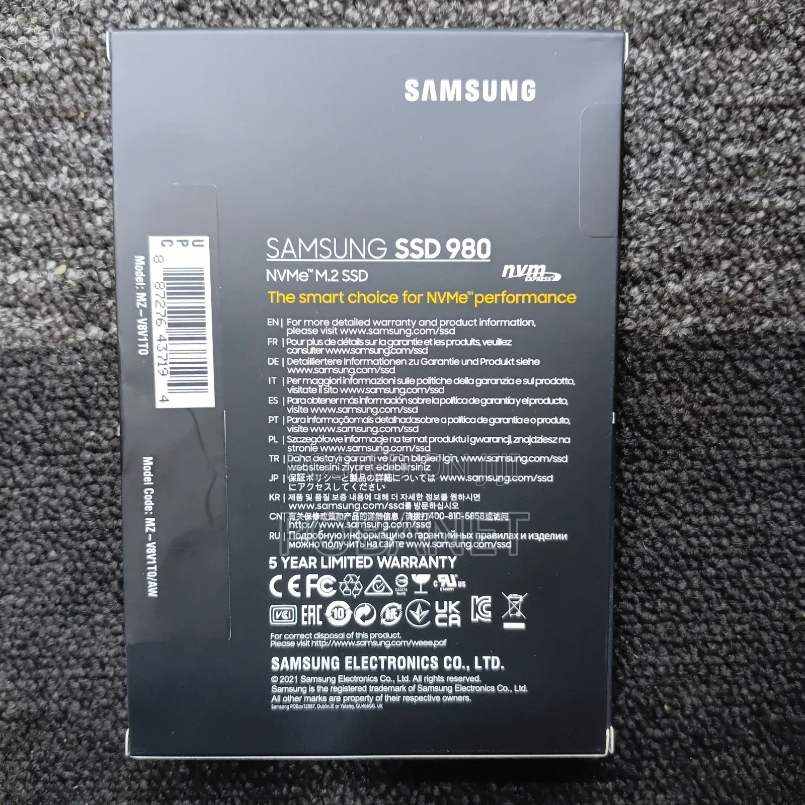 Samsung SSD 980 1tb