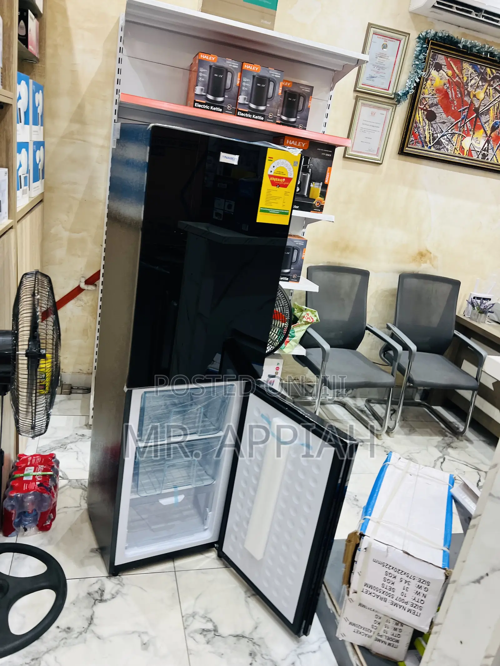 Extremely Cooling Nasco 196l 2 Door Fridge(Nasd2-24)Mirror