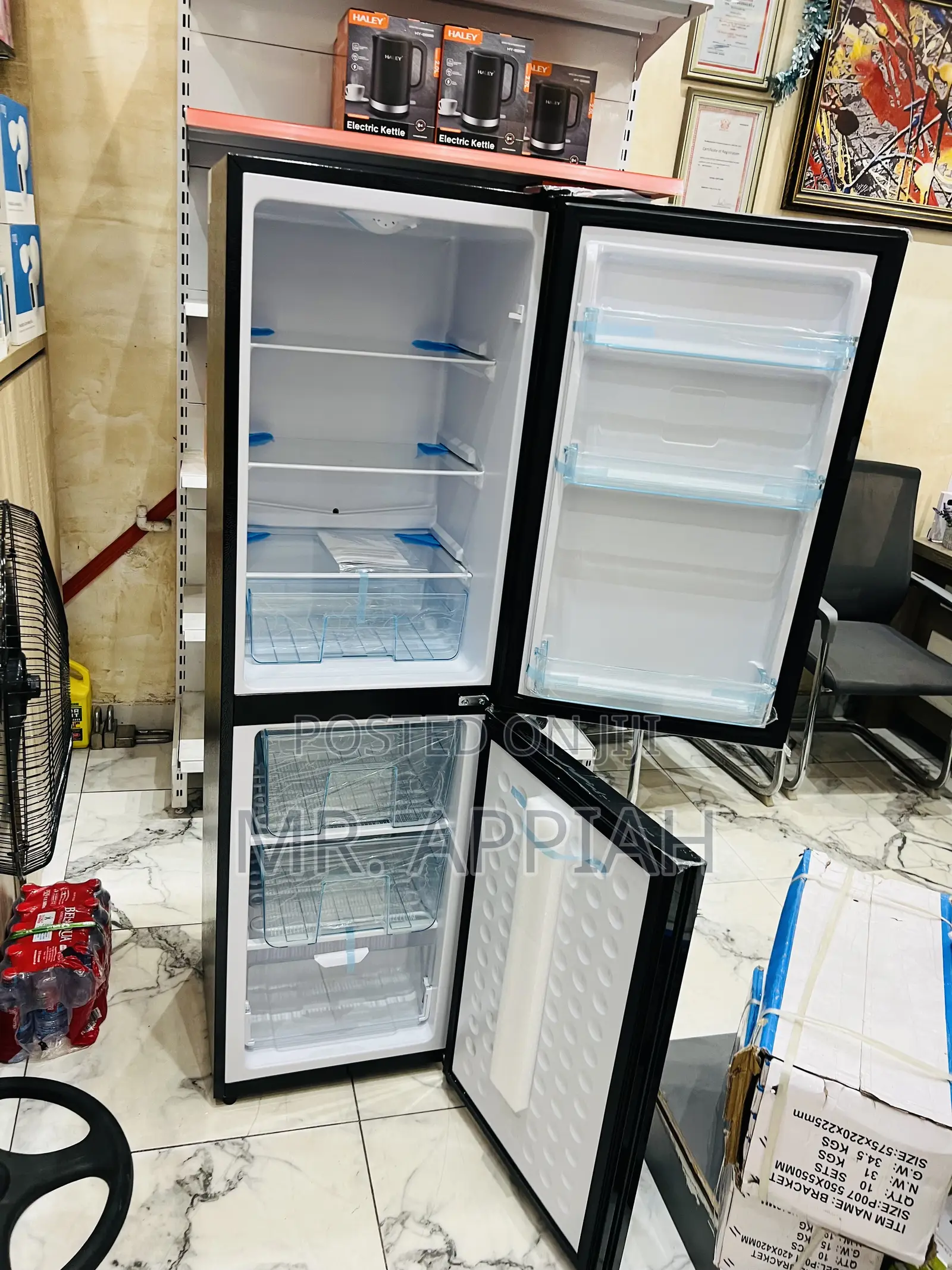 Energy Saving Nasco Bottom Mount Freezer Fridge(Nasd2-24)Mirror