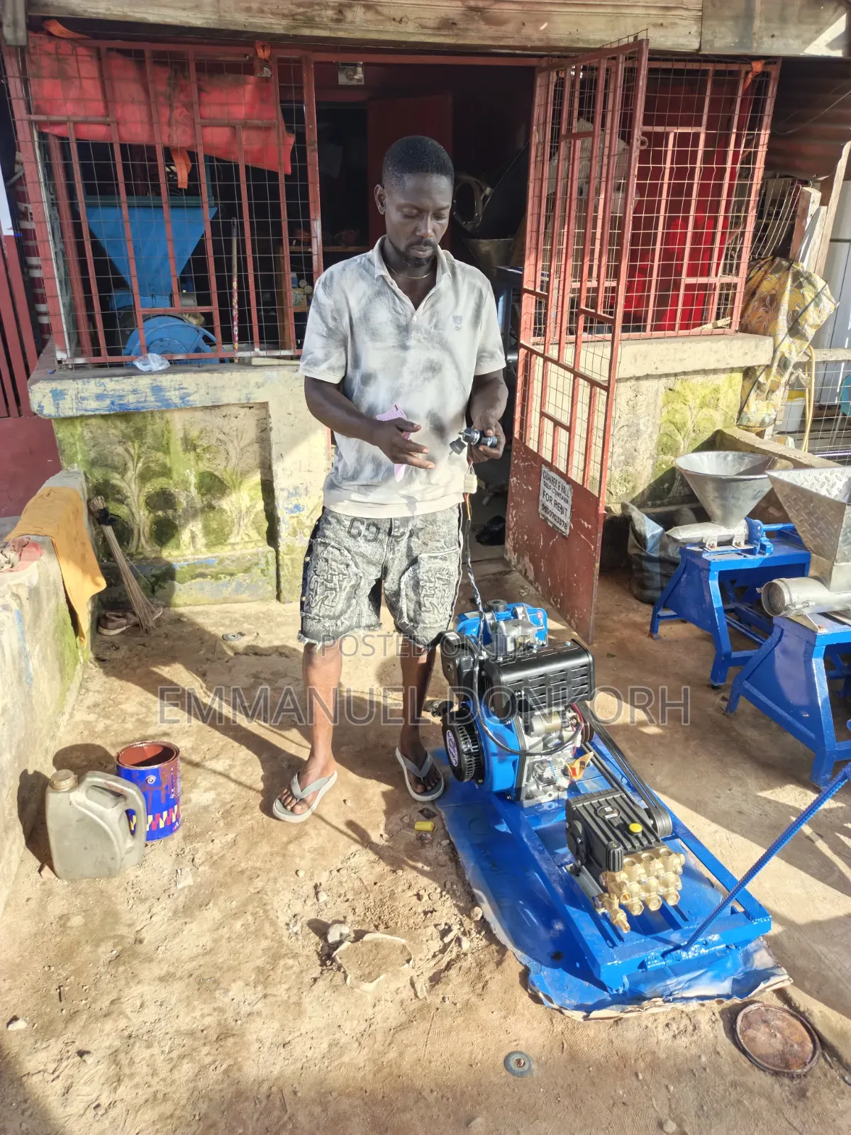 Pressure Pump Washing Bay Machine
