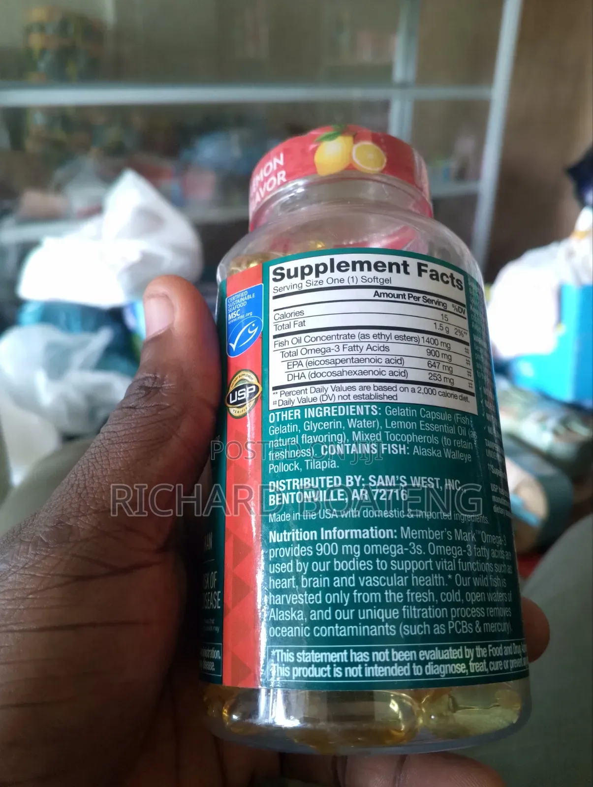 900mg Omega -3