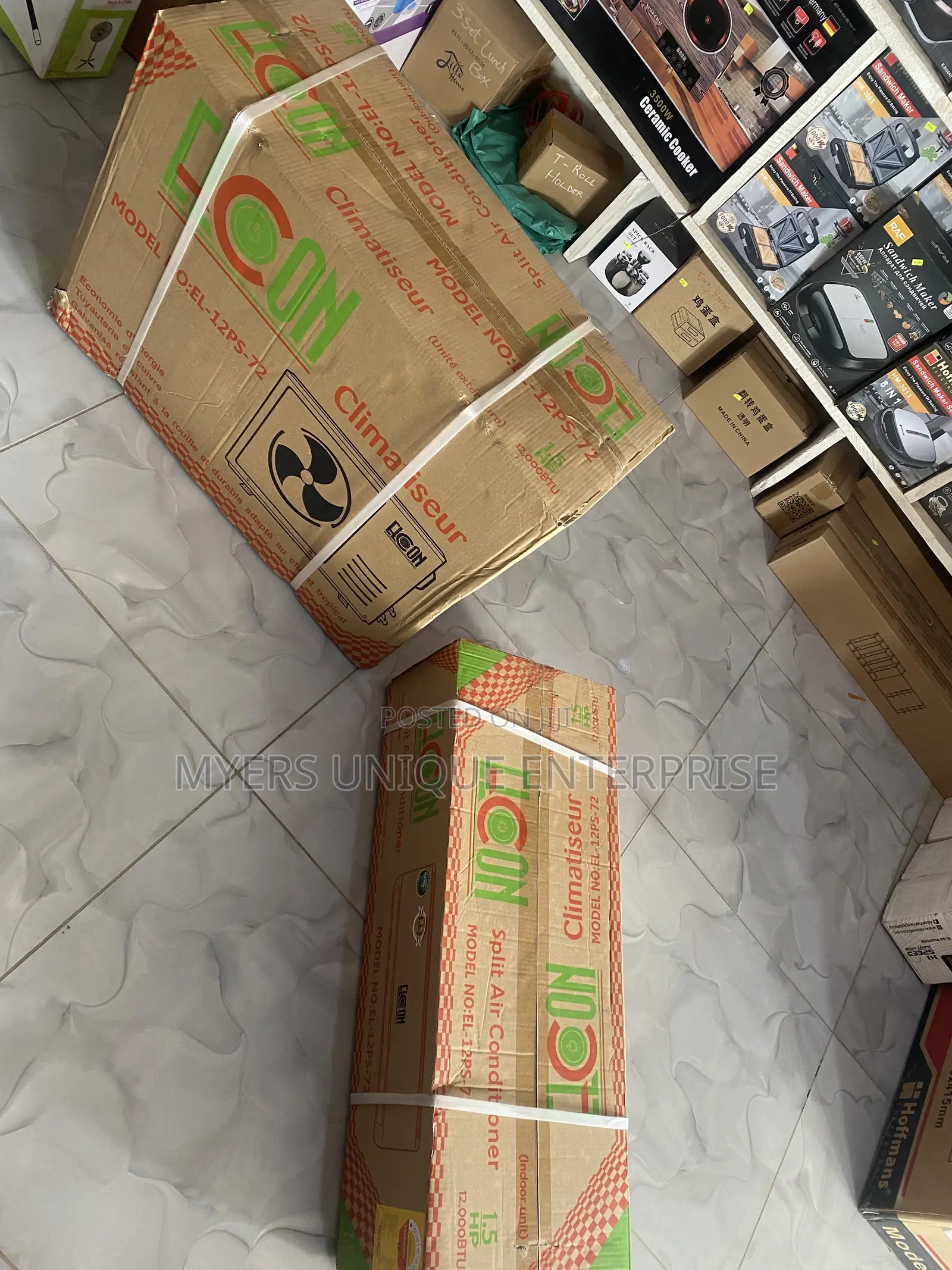 Original Elcon 1.5hp Split Ac With Remote and Cartons