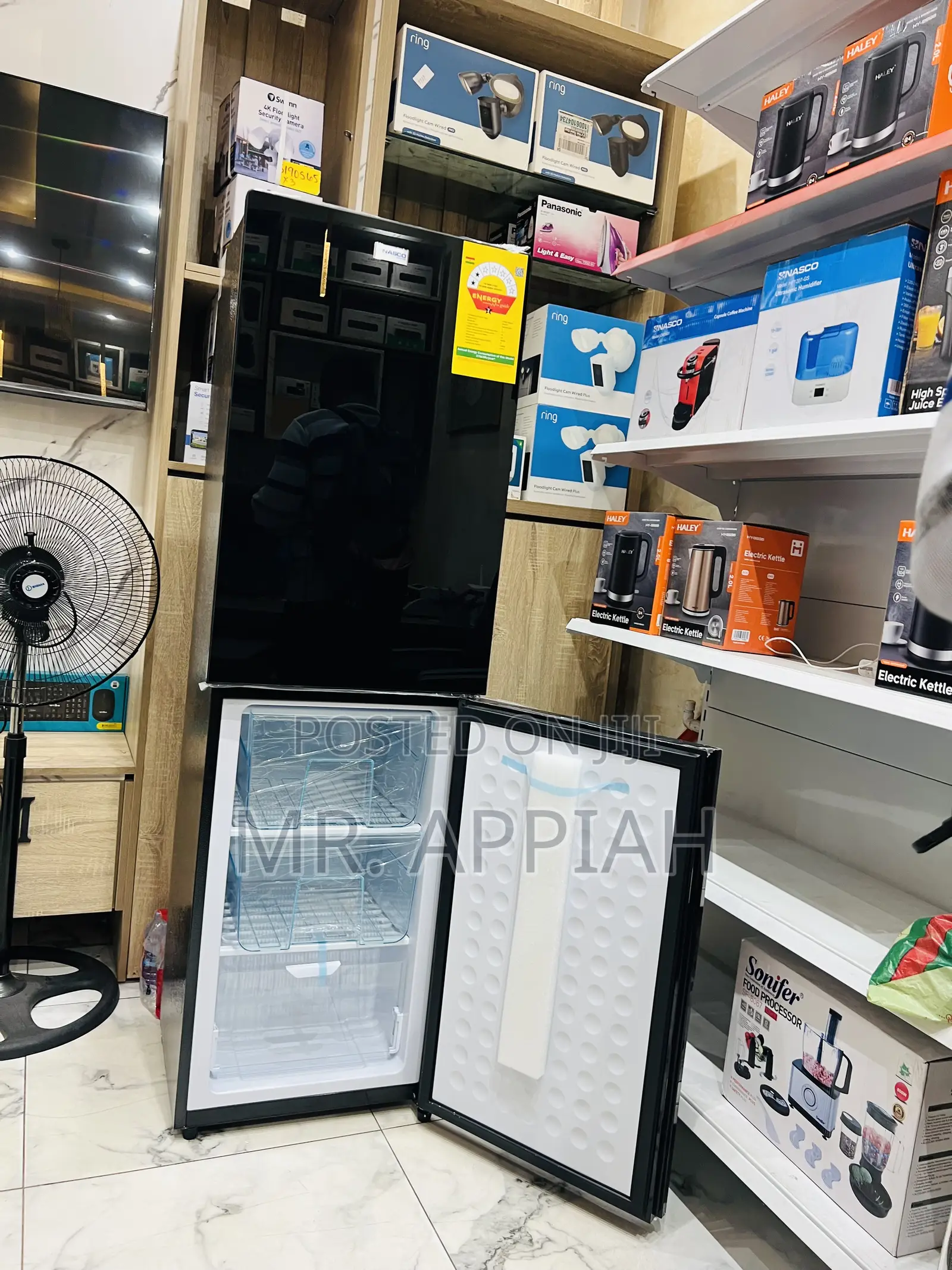Choose Premium Nasco Bottom Mount Freezer Fridge(Mirror)