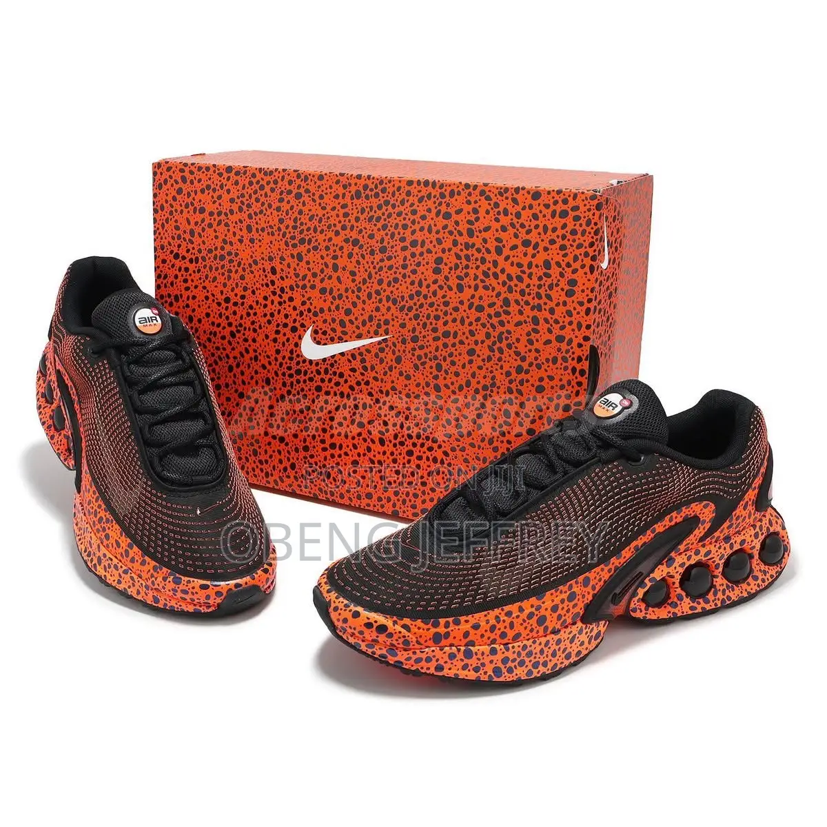 Original Nike Airmax Dn Premium Vibrant Orange