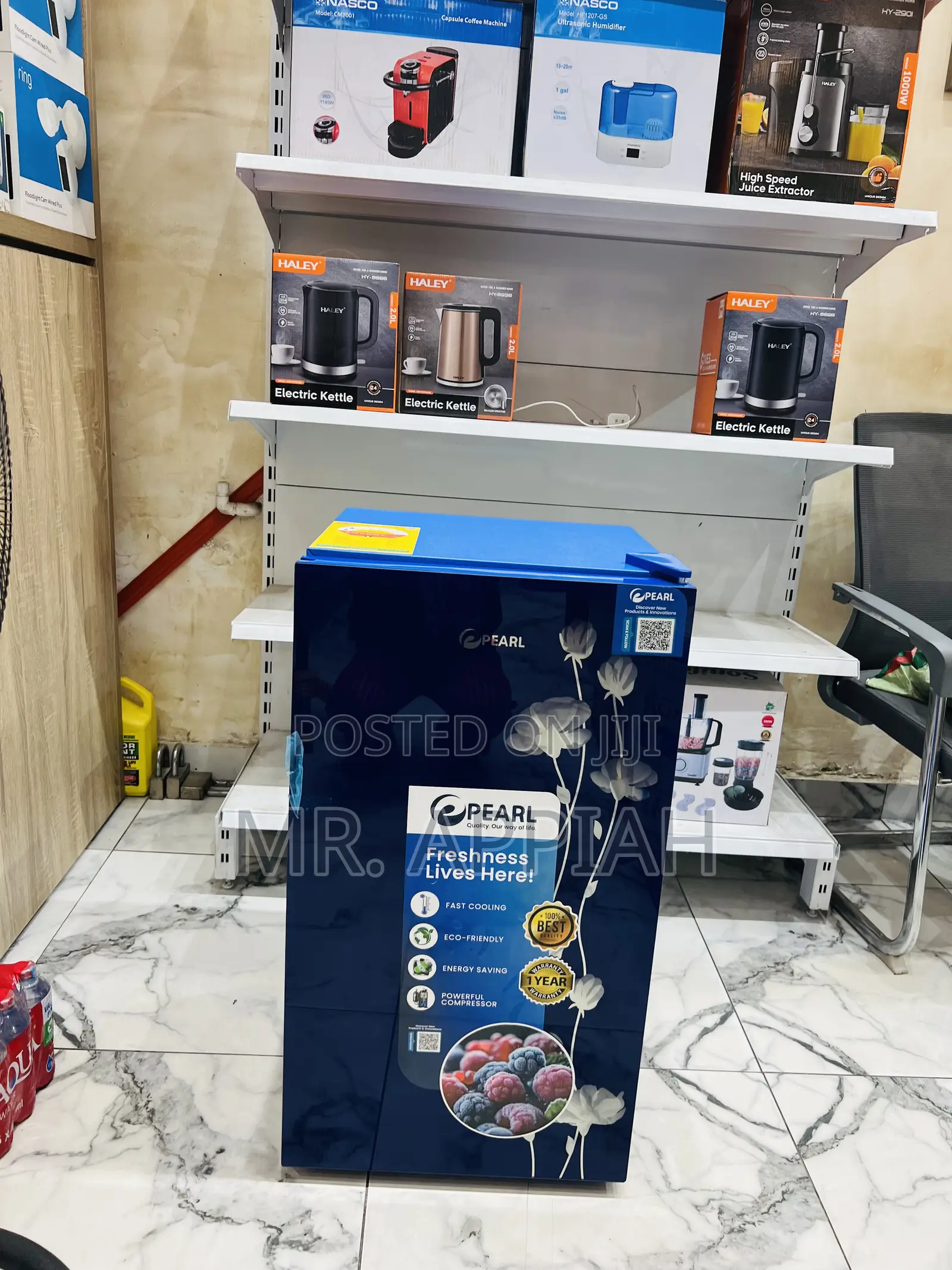 Order Durable Pearl 80liters Single Door Table Top Fridge(Blue)