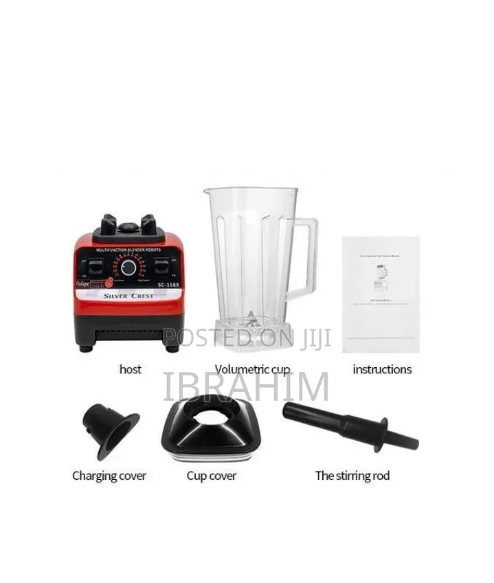 2l Industrial Food Crusher [Blender] • 8500watts