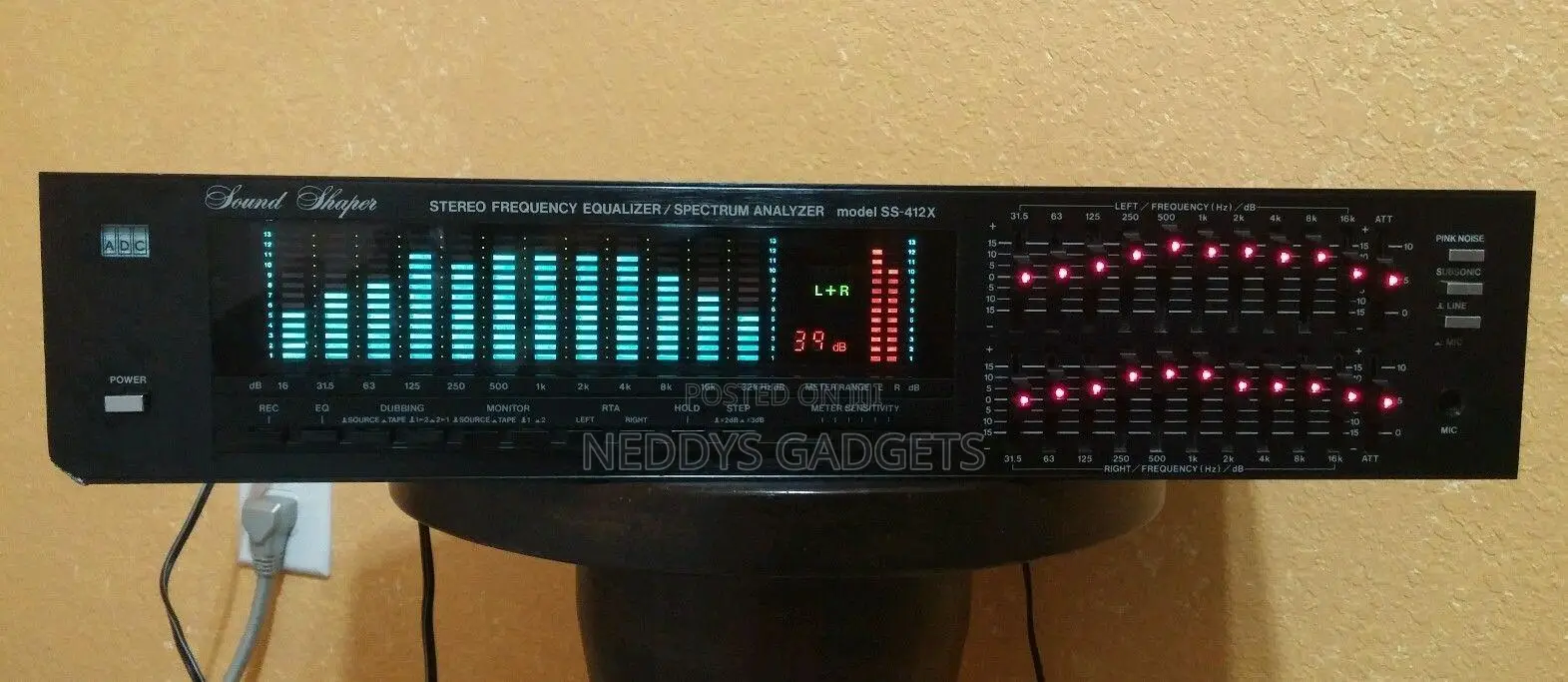 Adc Equalizer Ss-412x Rare Vintage Audiophile