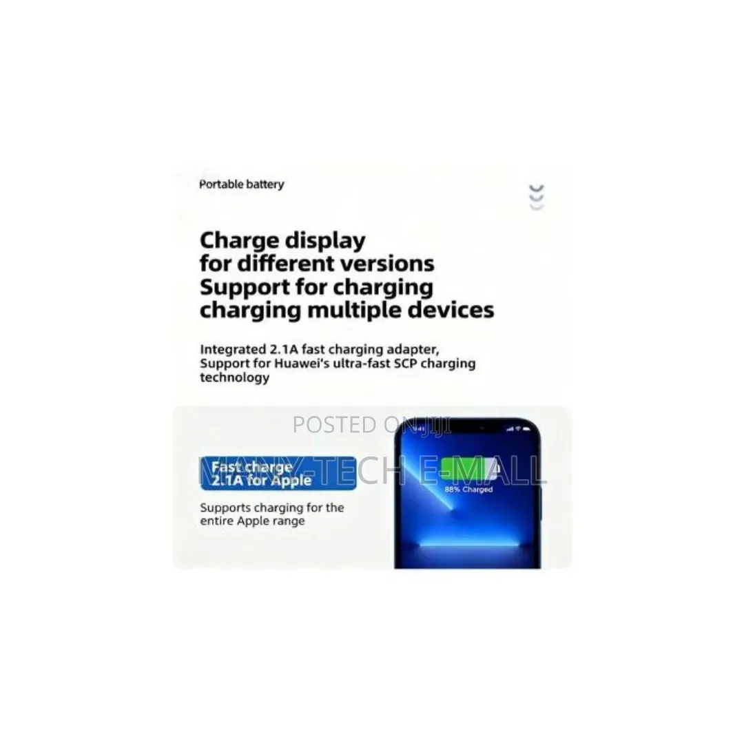 30,000 Mah Super Fast Charge Power Bank.